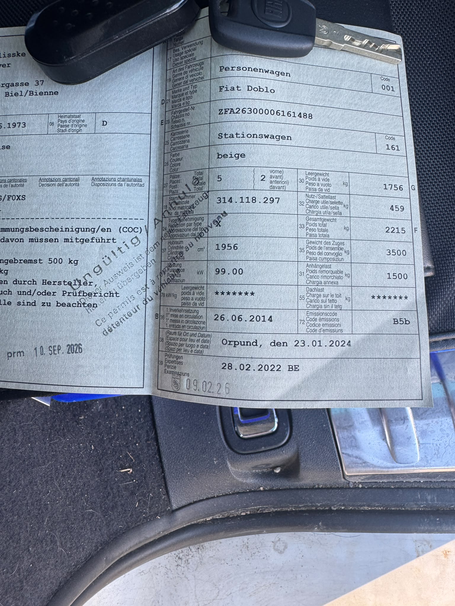 FIAT Doblò2.0 Multijet Kombi Swiss XL-image-10