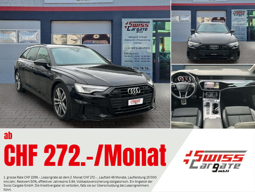 AUDI A6 Avant 40 TDI Sport quattro S-tronic S line mit AHK & 360° Kameras-image-0