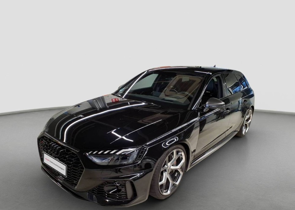 AUDI Audi RS4 Avant Edition 25 / in mythosschwarz metallic/ Kamera/Audi Sport Gewindefahrwerk/RS SportauspuffPLUS/ Audi Exclusive-showroom-element-1