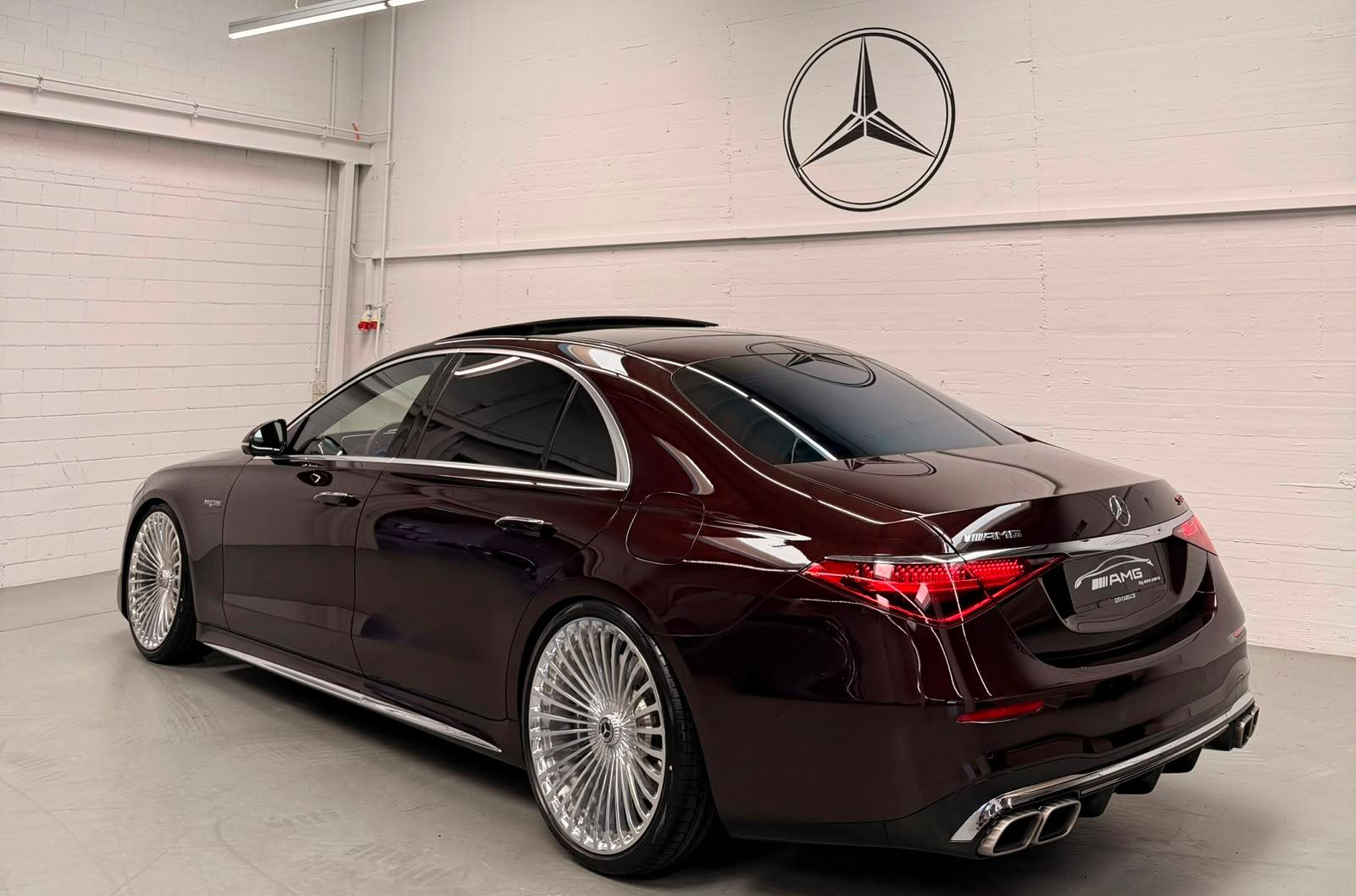 MERCEDES-BENZ S 63 AMG Lang Limited Red & Silver Manufaktur E Performance 4Matic Einzelstück 802PS mit Gratisservice & Garantie-image-7