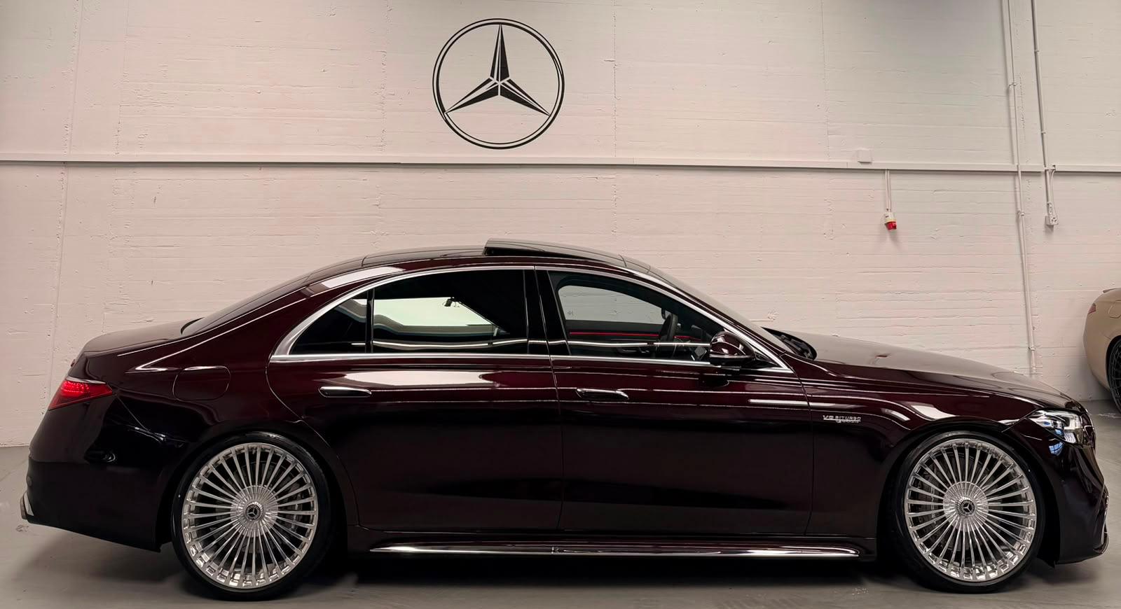 MERCEDES-BENZ S 63 AMG Lang Limited Red & Silver Manufaktur E Performance 4Matic Einzelstück 802PS mit Gratisservice & Garantie-image-5