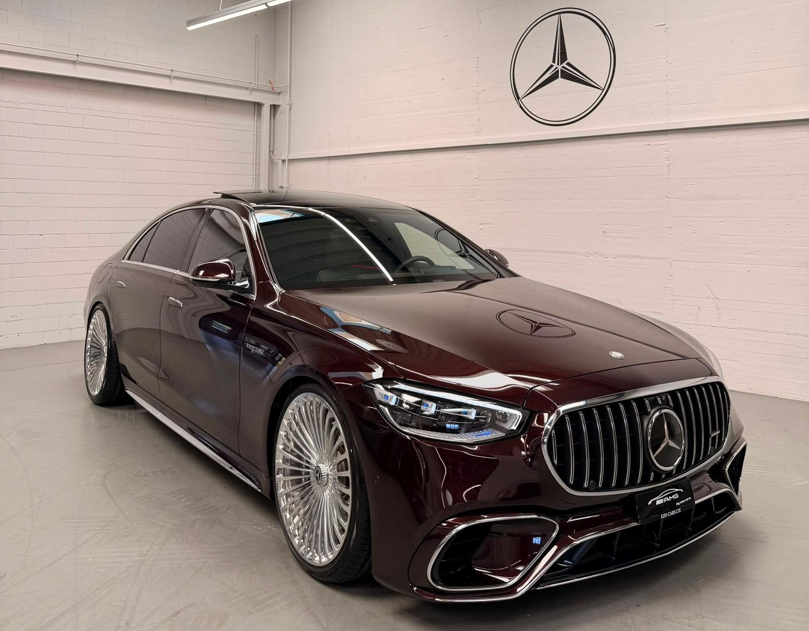 MERCEDES-BENZ S 63 AMG Lang Limited Red & Silver Manufaktur E Performance 4Matic Einzelstück 802PS mit Gratisservice & Garantie-showroom-element-1
