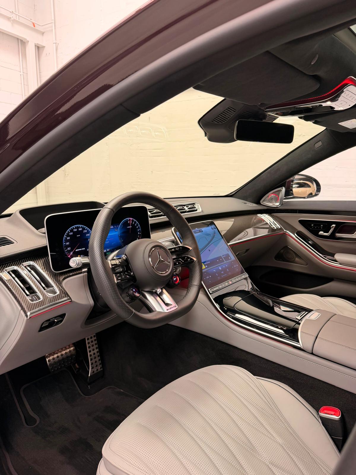 MERCEDES-BENZ S 63 AMG Lang Limited Red & Silver Manufaktur E Performance 4Matic Einzelstück 802PS mit Gratisservice & Garantie-image-10