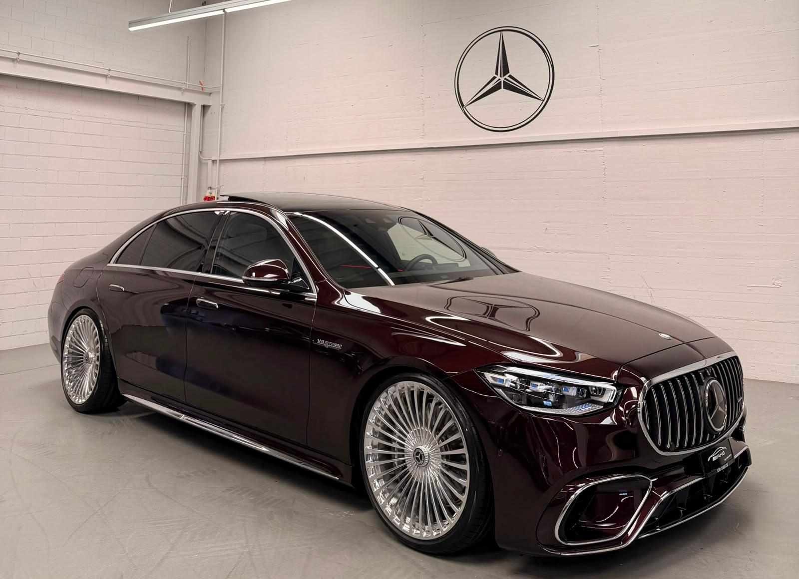 MERCEDES-BENZ S 63 AMG Lang Limited Red & Silver Manufaktur E Performance 4Matic Einzelstück 802PS mit Gratisservice & Garantie-showroom-element-3