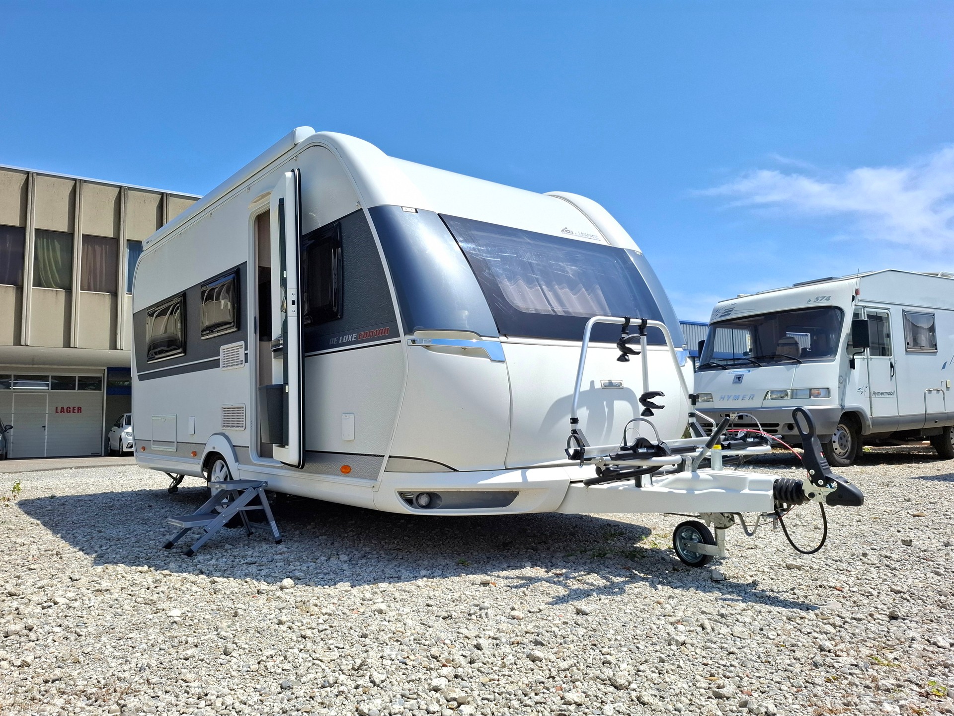 HOBBY DeLuxe 460 LU - Einzelbett, Mover, Markise, Vorzelt, Veloträger-image-0