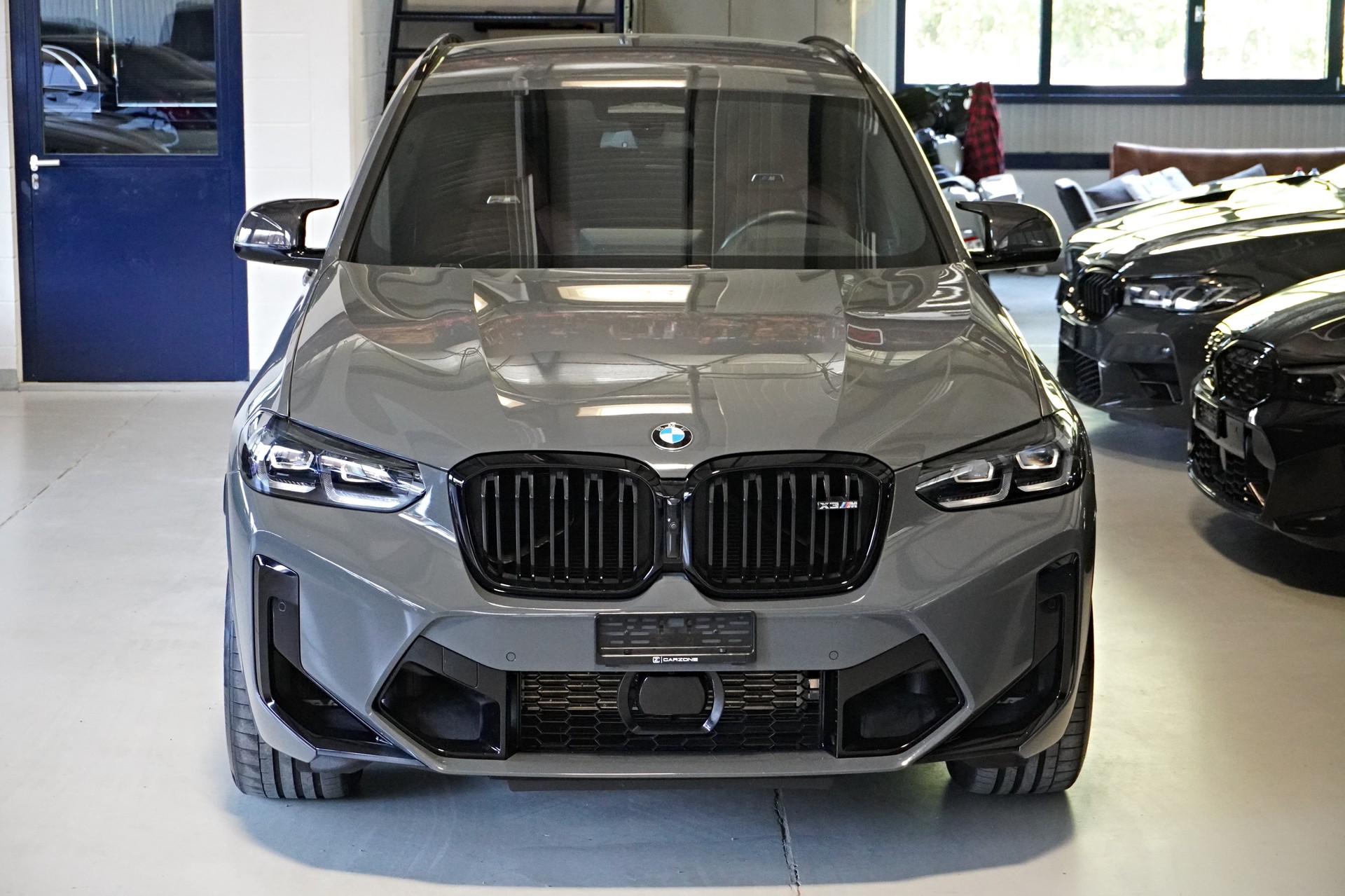 BMW X3 xDrive M Competition Steptronic // BMW SONDERLACKIERUNG GRIGIO TELESTO // AHK // AKRAPOVIC //-image-1