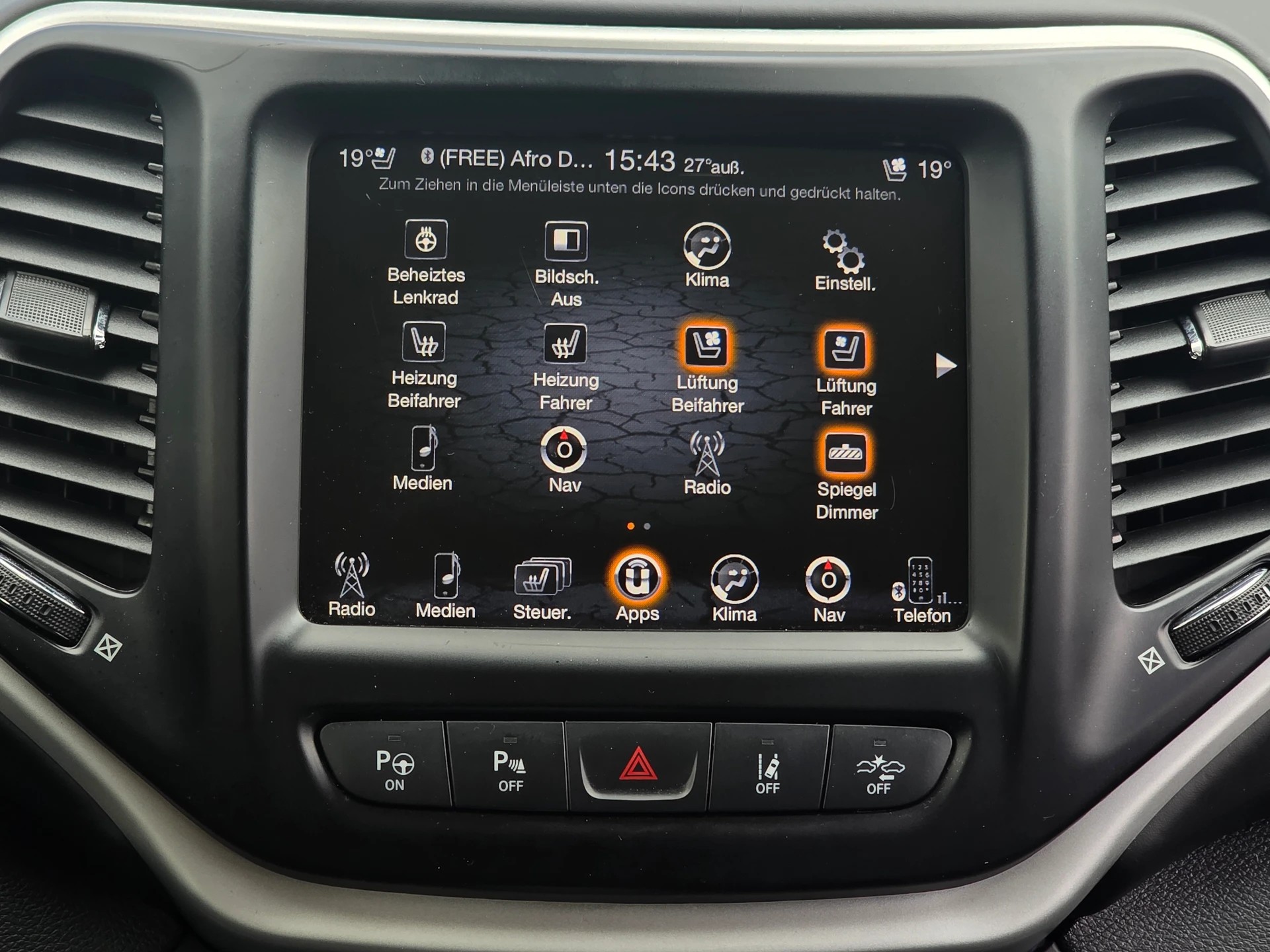JEEP Cherokee 2.2TD Overland AWD 9ATX AD * Frisch ab MFK * Anhängerkupplung *-image-18