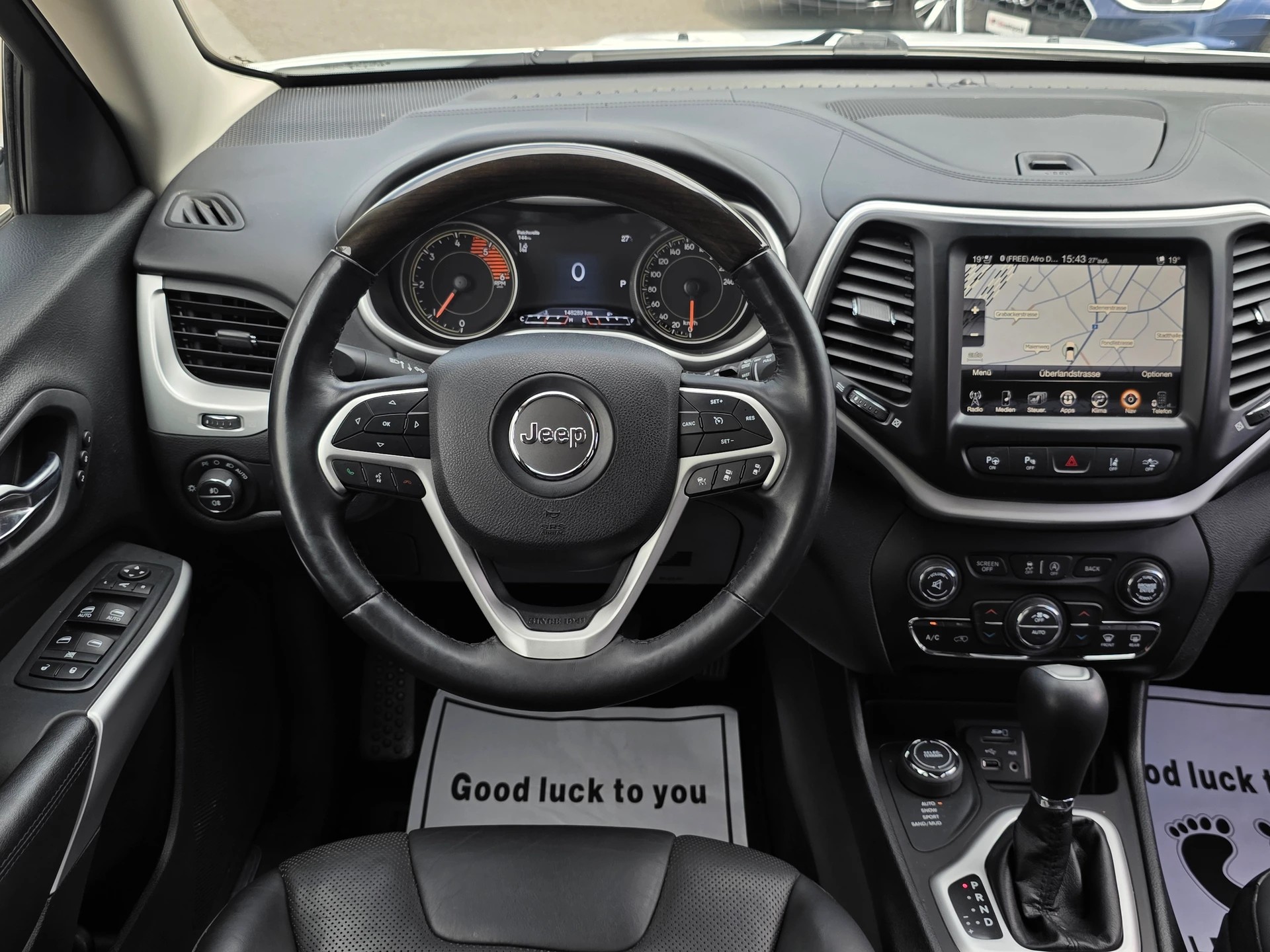 JEEP Cherokee 2.2TD Overland AWD 9ATX AD * Frisch ab MFK * Anhängerkupplung *-image-16