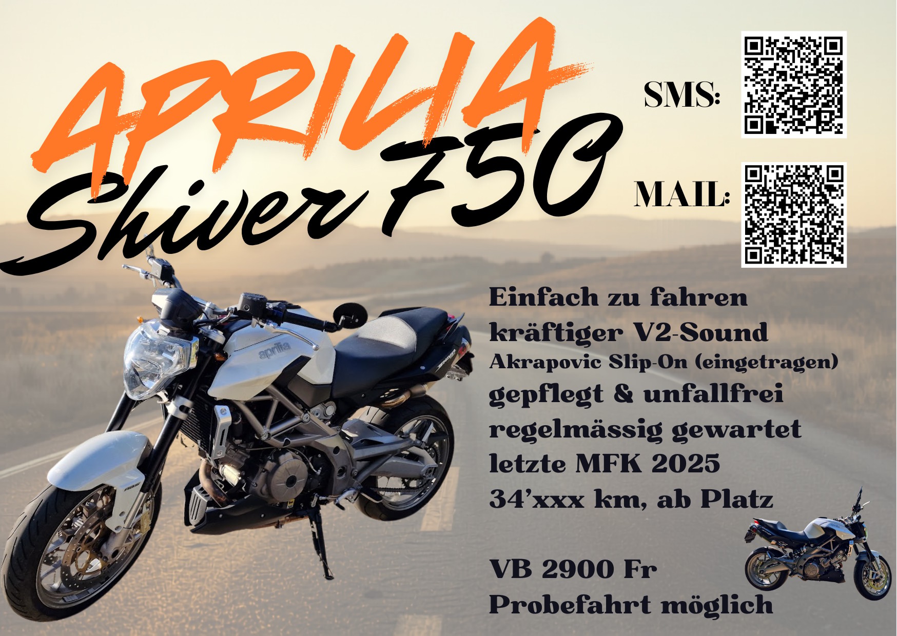 APRILIA SL 750 Shiver ABS