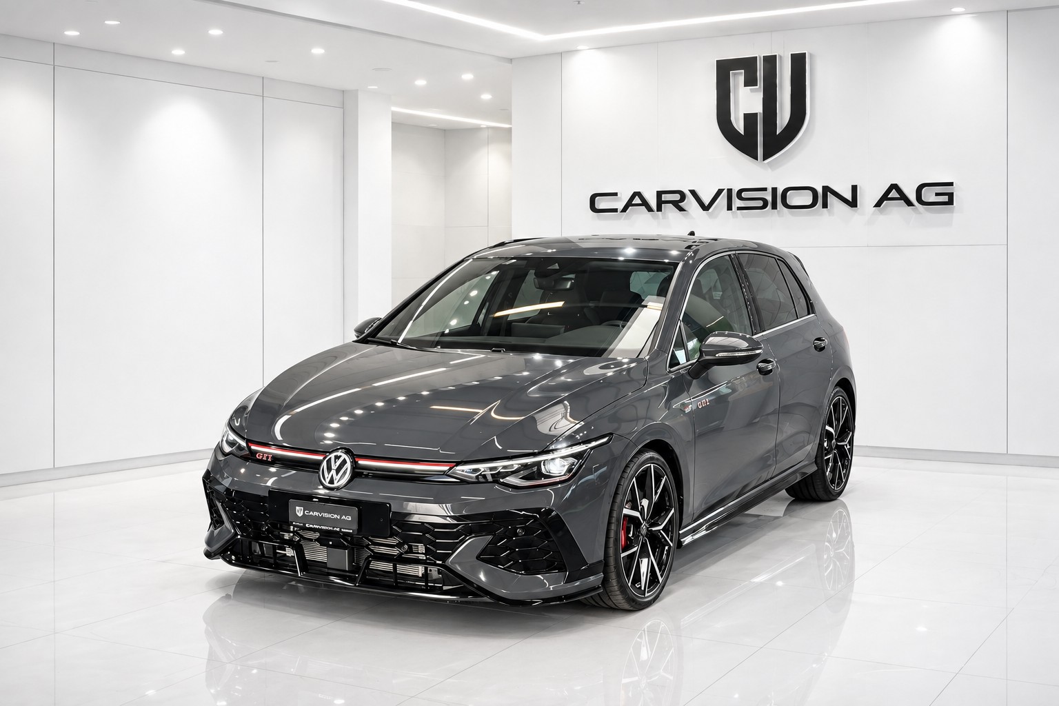 VW Golf 2.0 TSI GTI Clubsport DSG * Uranograu * AKRAPOVIC *-image-0