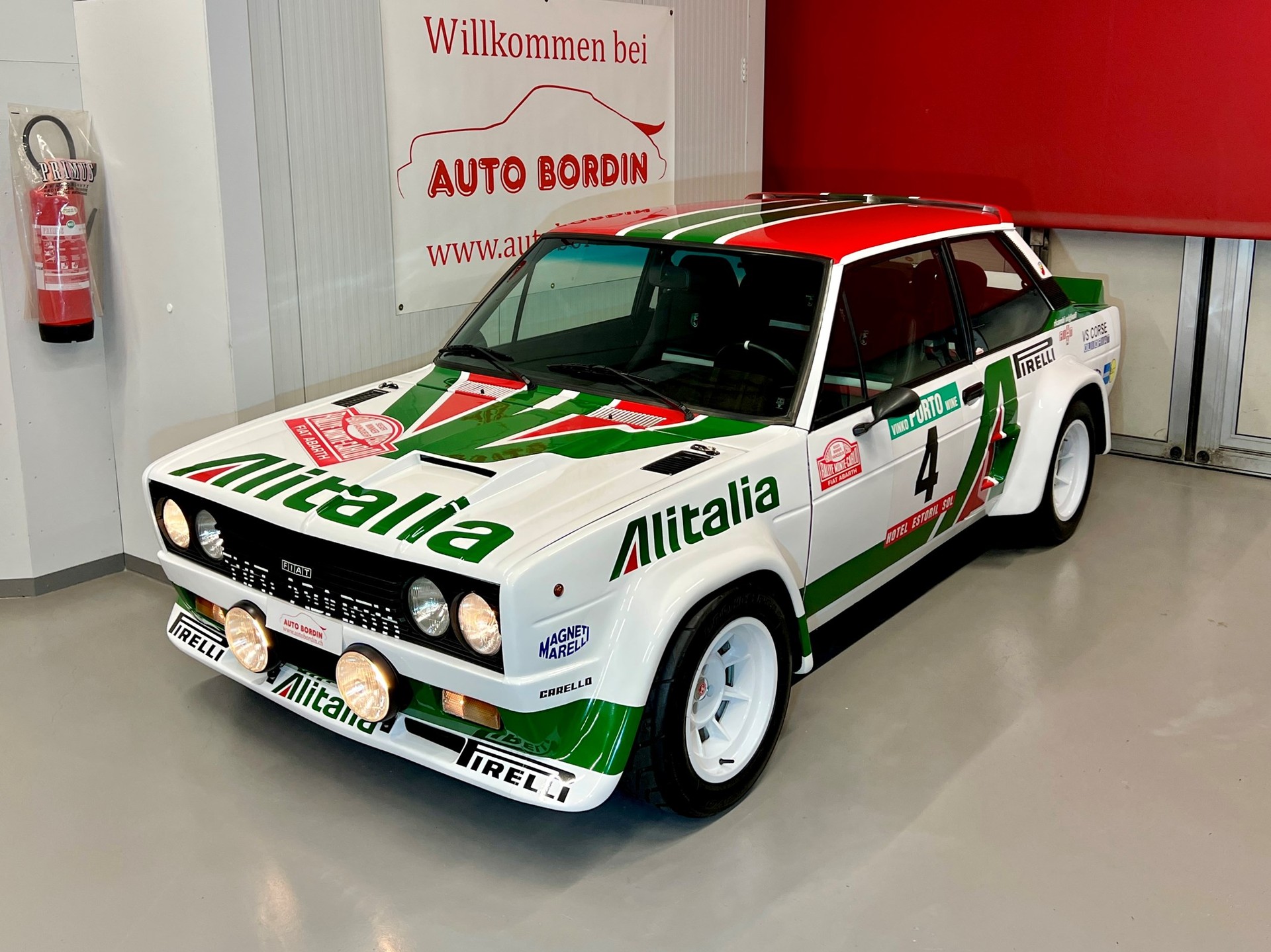 FIAT 131 Abarth Rally Group 4 Alitalia Recreation
