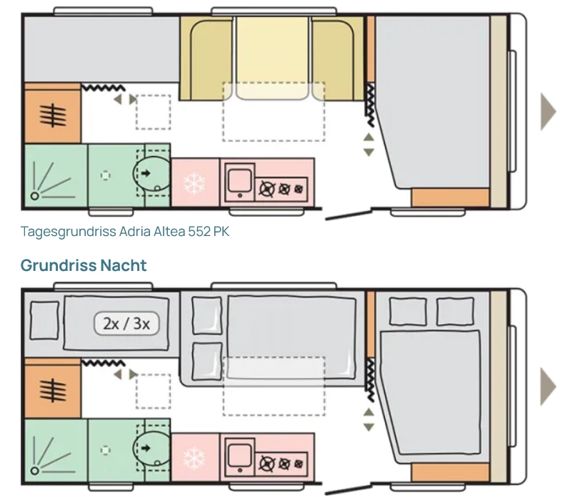ADRIA Altea 552 PK -- 3x Etagenbett -- Klima -- Mover -- Markise -- Clesana C1 WC-image-30