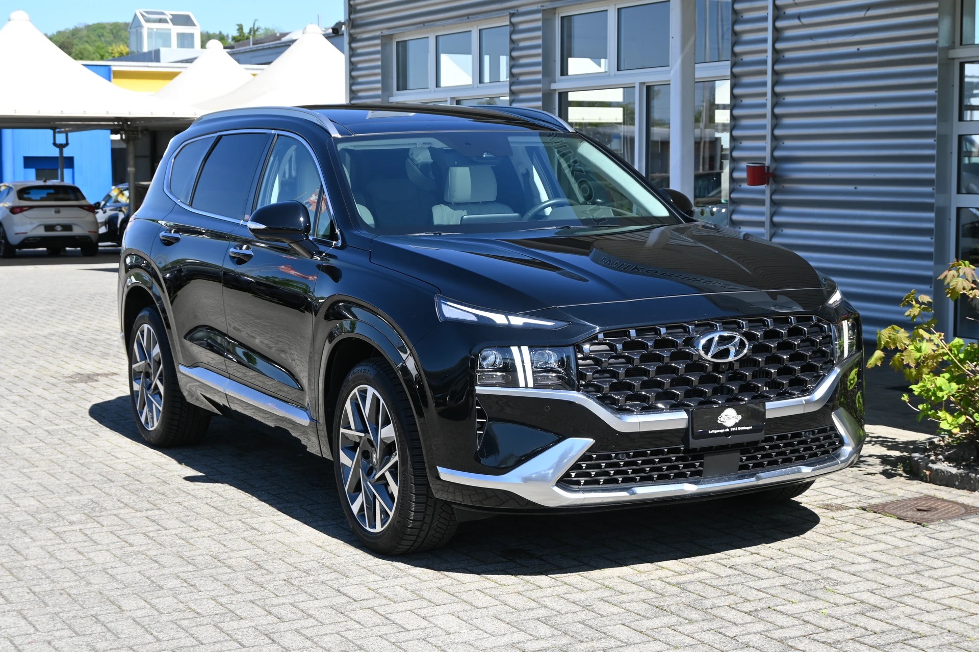 HYUNDAI Santa Fe 2.2 CRDI Vertex 4WD Automatic + 7-Plätzer + Werksgarantie 02.2027-image-0