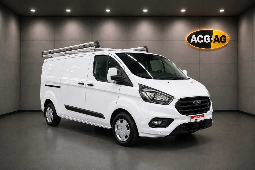FORD Transit Custom Van 340 L2H1 Trend A ** 130 PS ** 3-Plätzer ** Sortimo ** Anh-Kupplung, 2800kg ** Dachträger ** Modell 2023 **