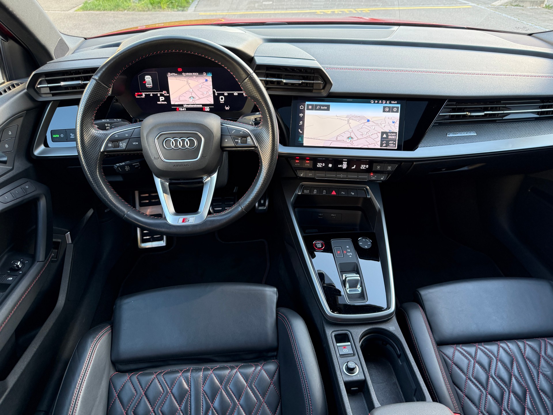 AUDI S3 LIMOUSINE 2.0 TFSI QUATTRO S-TRONIC*VOLLAUSSTATTUNG*TIEFERLEFUNG*EL. PANORAMA-GLASSCHIEBEDACH*-image-9