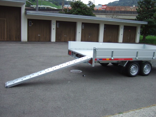 TEMARED Carplatform 4521S 3'500Kg Aluboden und Bordwände-image-1