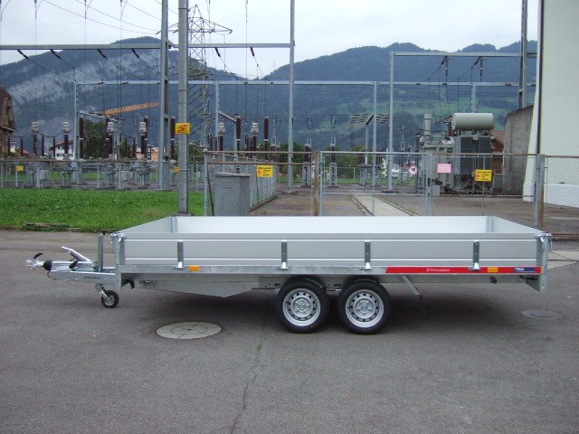TEMARED Carplatform 4521S 3'500Kg Aluboden und Bordwände-image-2