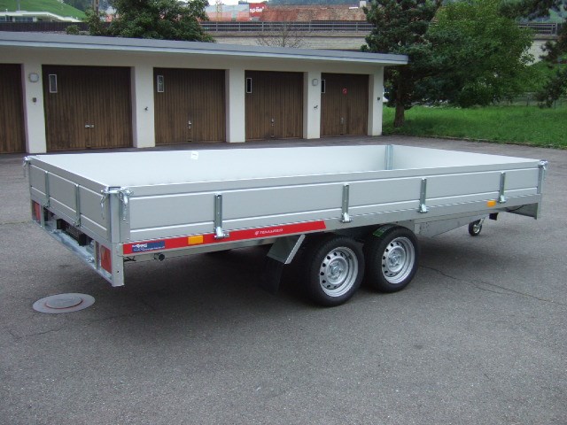 TEMARED Carplatform 4521S 3'500Kg Aluboden und Bordwände-image-5