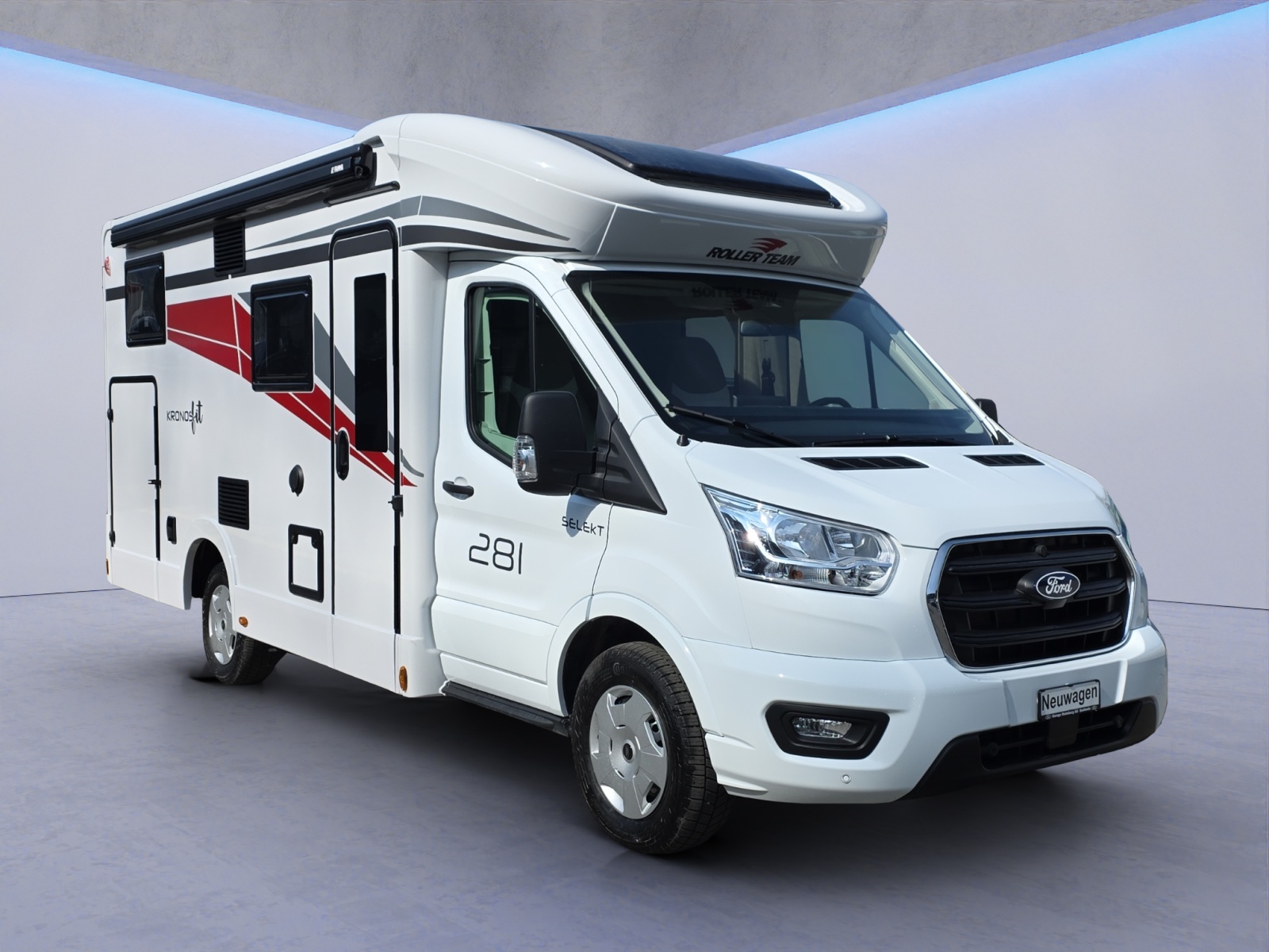 FORD Transit Roller Team Kronosfit 281 TL mit Hubbett, sehr gut Ausgestattet-image-4