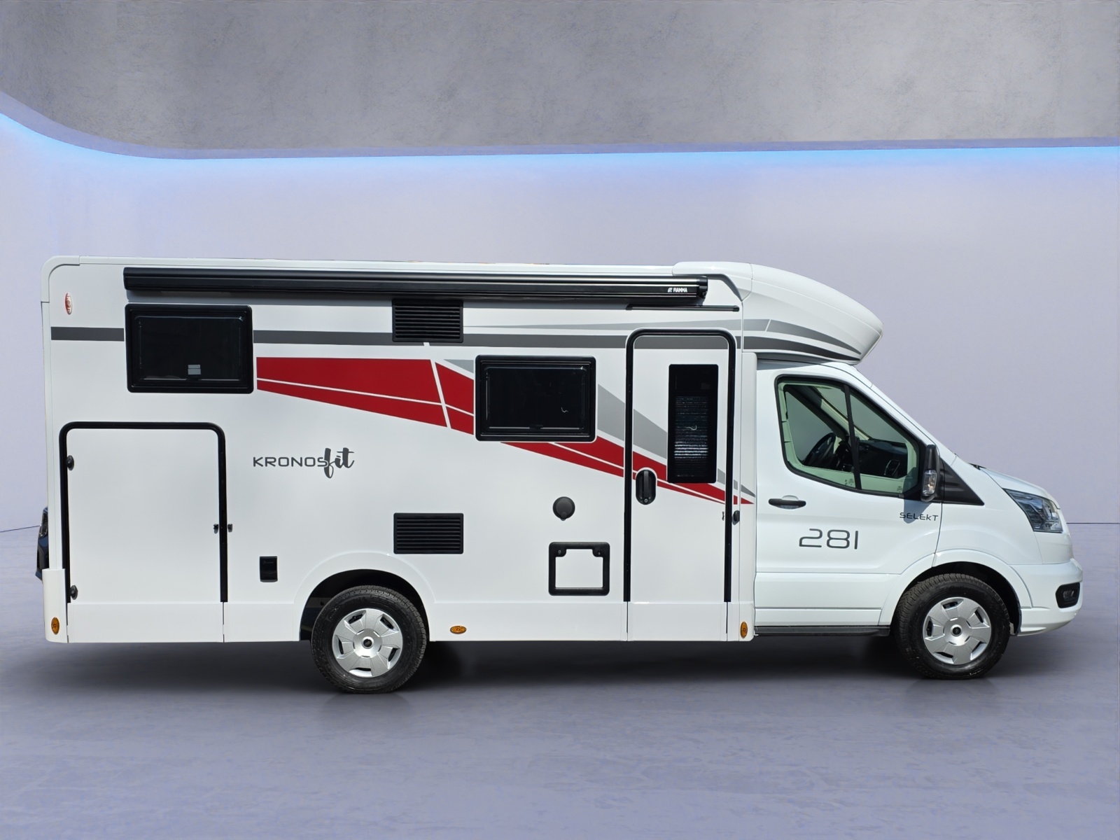 FORD Transit Roller Team Kronosfit 281 TL mit Hubbett, sehr gut Ausgestattet-image-3