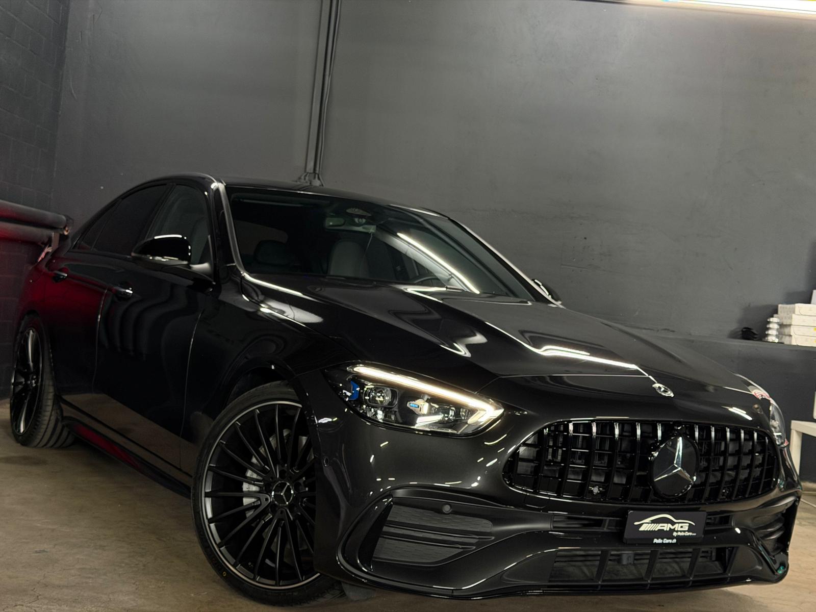 MERCEDES-BENZ C 180 AMG (C43 AMG Bodykit) Limited Dark Grey Performance 5Jahre Vollgarantie & Gratisservice-image-0