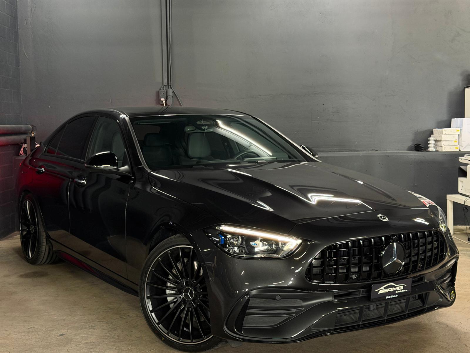 MERCEDES-BENZ C 180 AMG (C43 AMG Bodykit) Limited Dark Grey Performance 5Jahre Vollgarantie & Gratisservice-image-1