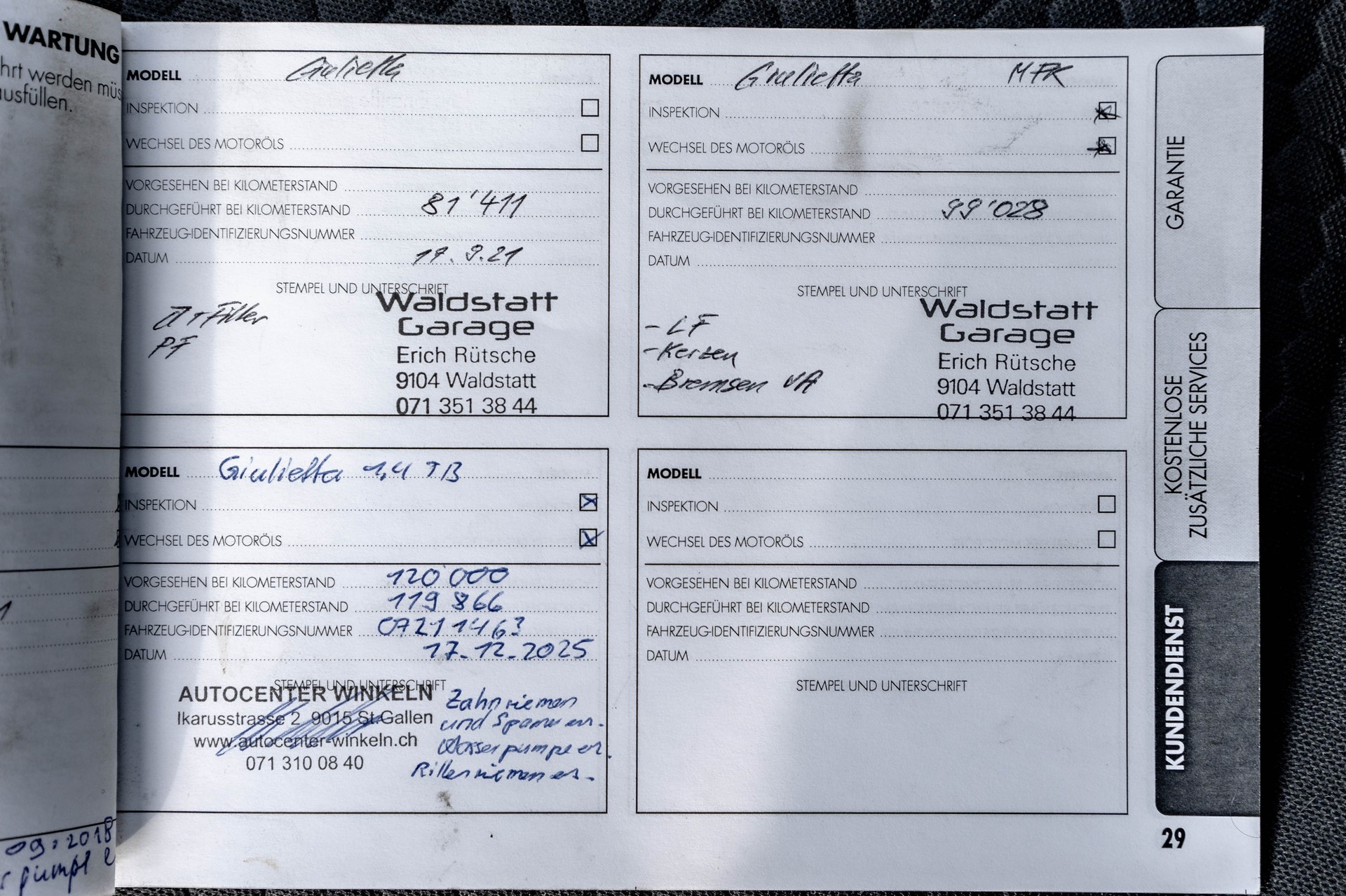 ALFA ROMEO Giulietta 1.4 MultiAir Progression * Wasserpumpe & Zahnriemen gewechselt * 8-fach bereift *-image-16