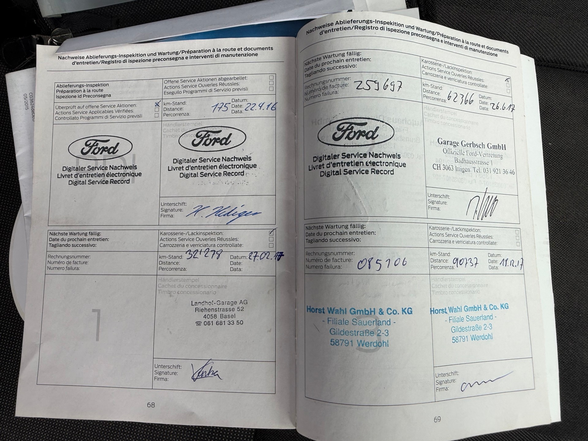 FORD TRANSIT C0NNECT VAN T210 1.0 ECOBOOST . LÄUFT GUT !! MIT KLIMA + NAVI +AHK...PREIS NETTO 3`900.--image-24