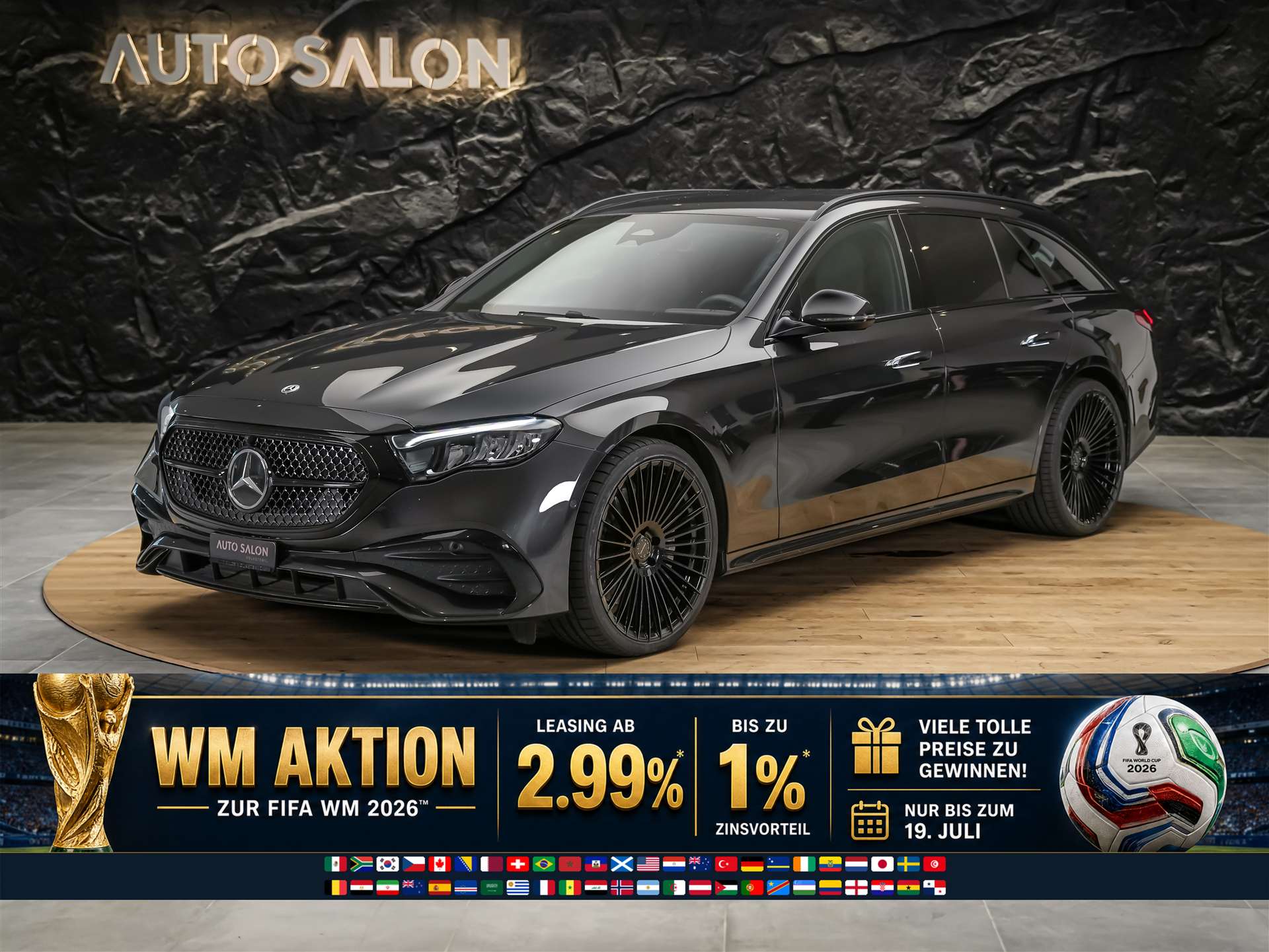 MERCEDES-BENZ E 220 d AMG Line 4matic Kombi *Werksgarantie*21" Felgen*Abstandsregler*-image-0