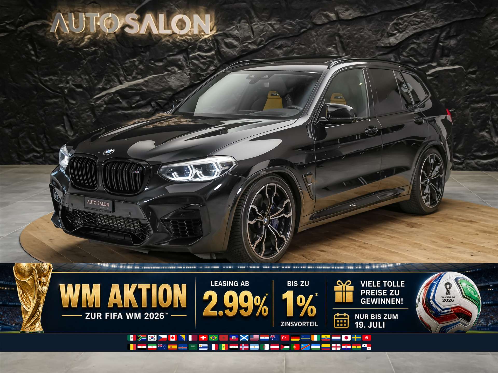 BMW X3 xDrive M Competition Steptronic *Head Up*Panorama*360° Kamera*