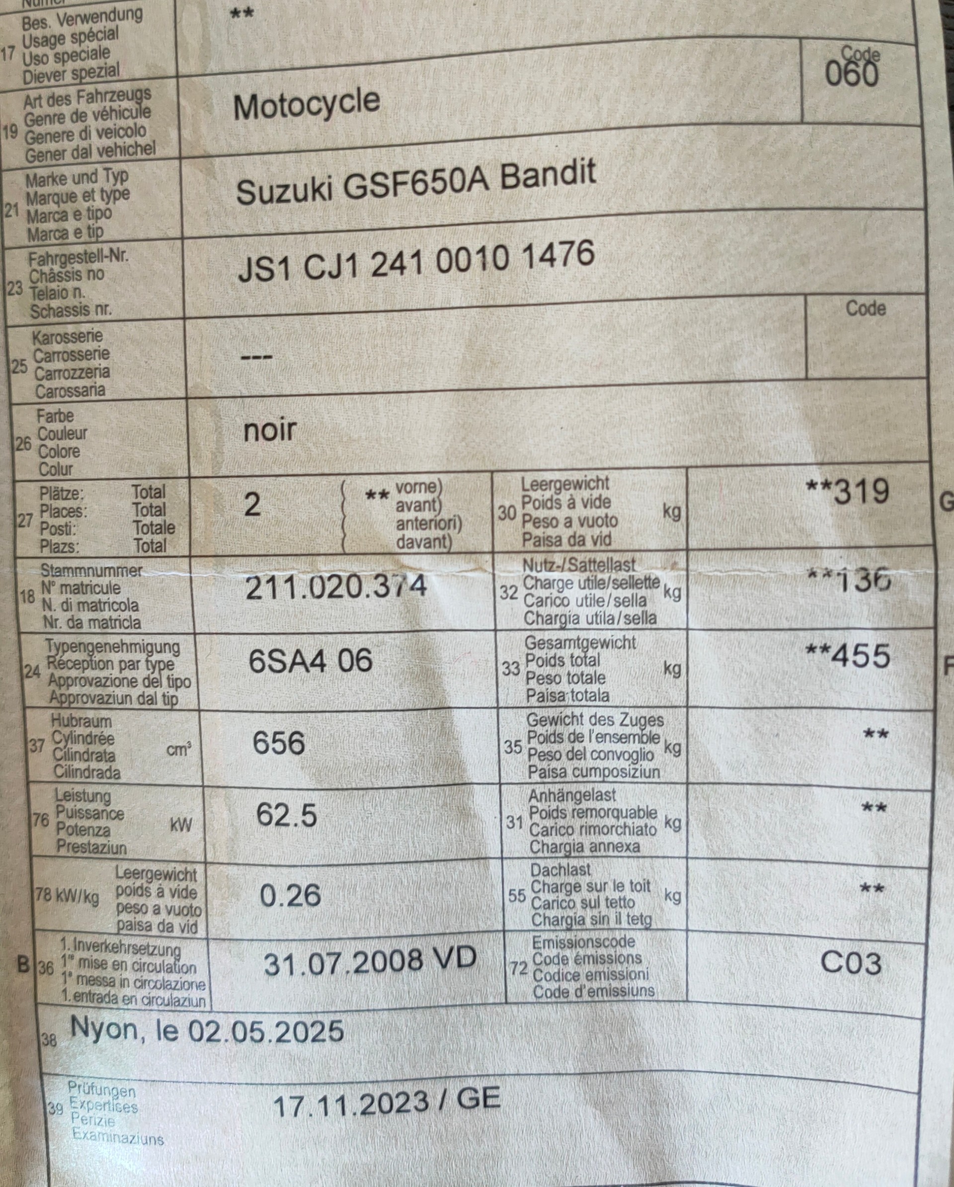 SUZUKI GSF 650 Bandit ABS K7-image-6
