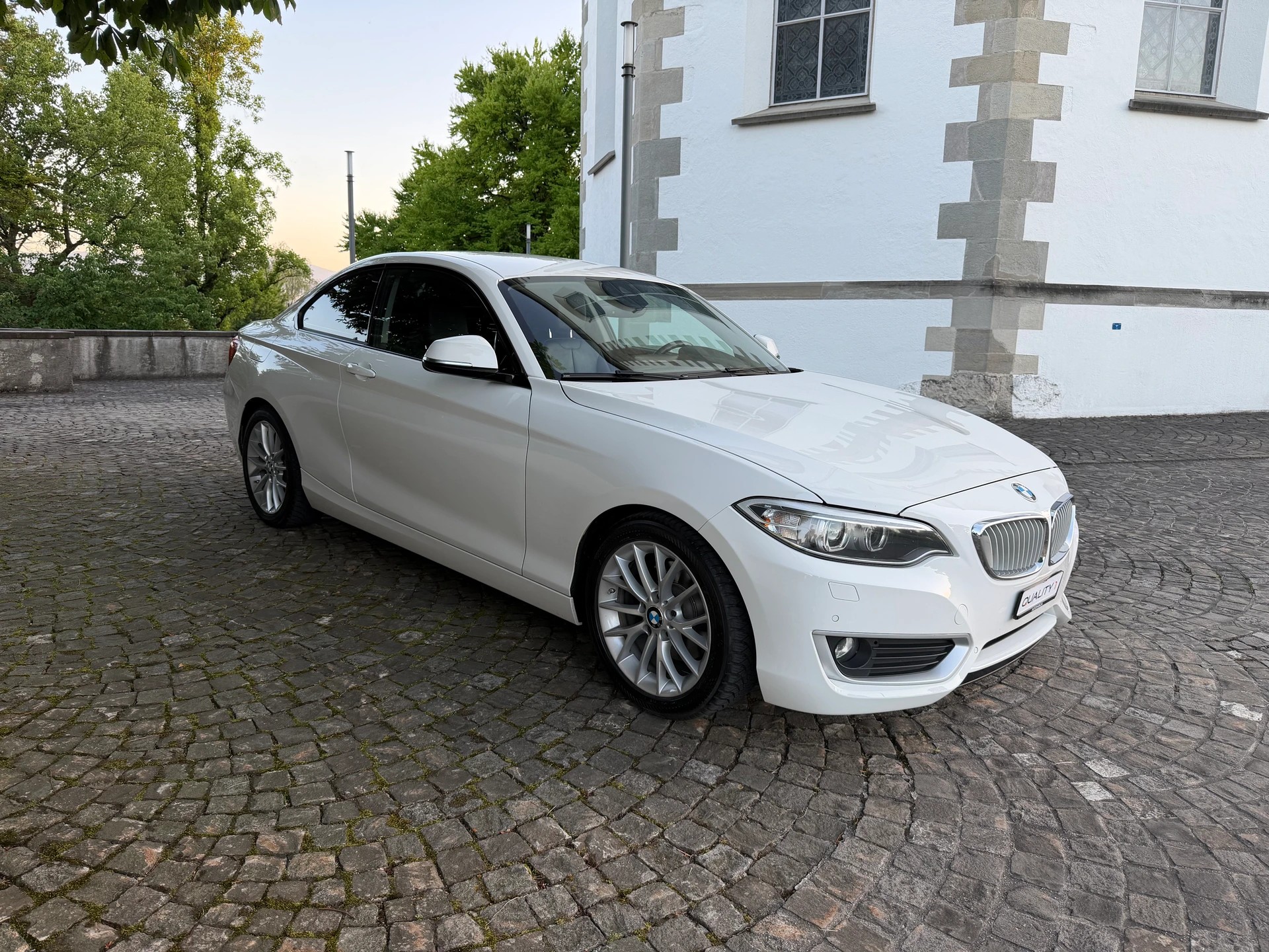BMW 220i Modern Line / CH-Fahrzeug / Frisch ab MFK / Service gepflegt / 8 Fach / Leder / Xenon / Navi / ACC / DAB-image-2