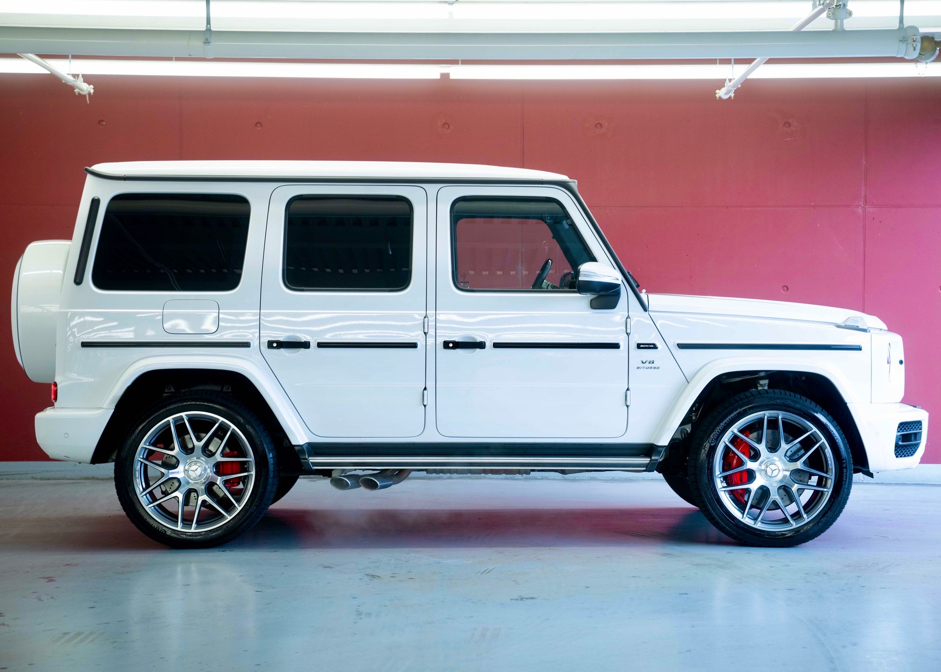 MERCEDES-BENZ G 63 AMG Speedshift Plus G-Tronic (Designo Moonlight White Pearl, as new, low mileage)-image-6