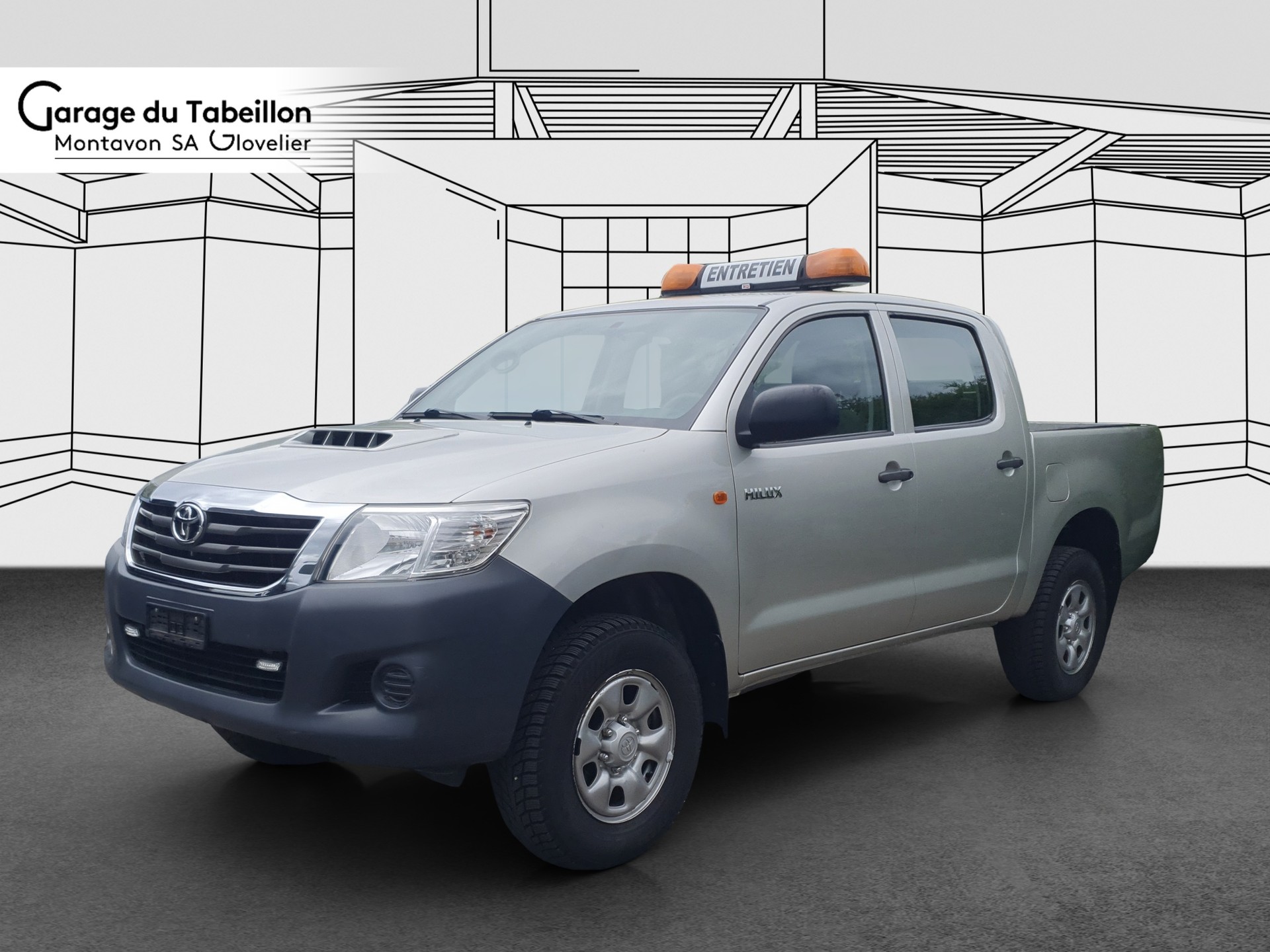 TOYOTA Hilux Double Cab.-pick-up 2.5 D-4D Linea Luna-image-0