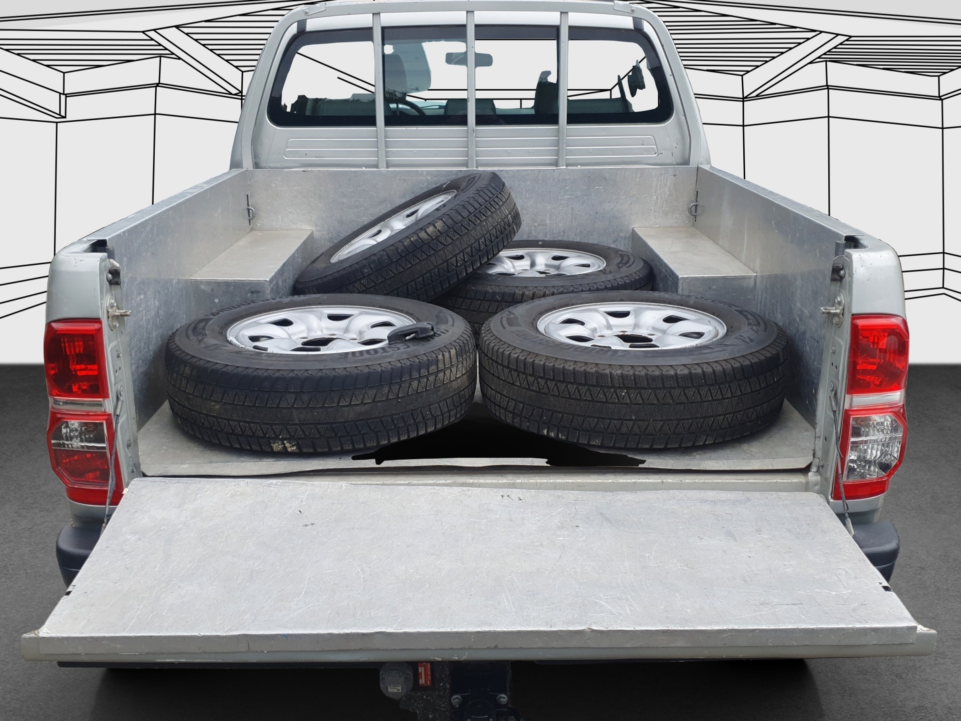 TOYOTA Hilux Double Cab.-pick-up 2.5 D-4D Linea Luna-image-4