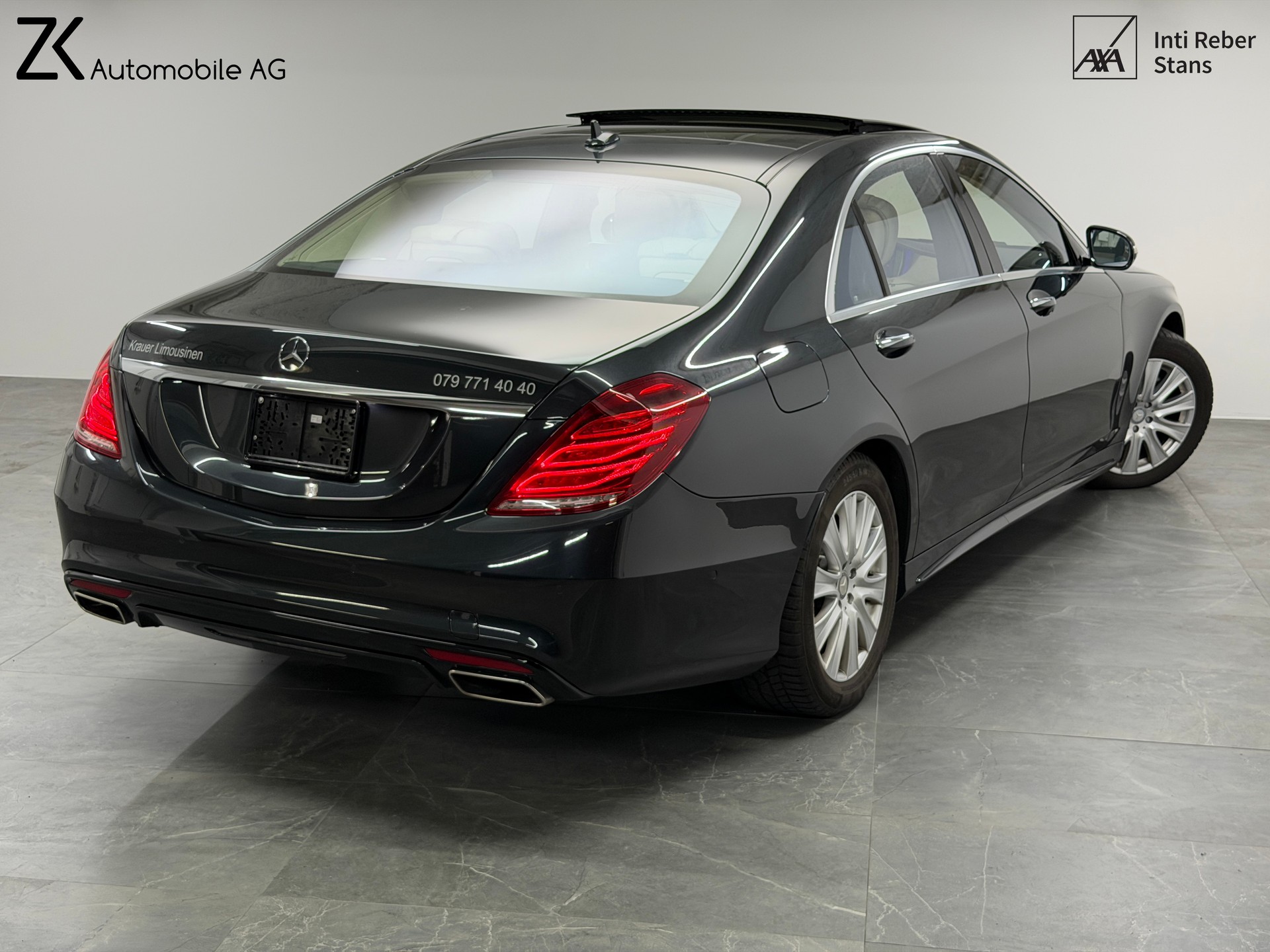 MERCEDES-BENZ S 500 Long AMG-Line magnetitschwarz 4Matic 9G-Tronic / 360° Kamera / Panoramadache / Keyless Go / Head-Up-Dispaly / Leder /-showroom-element-1