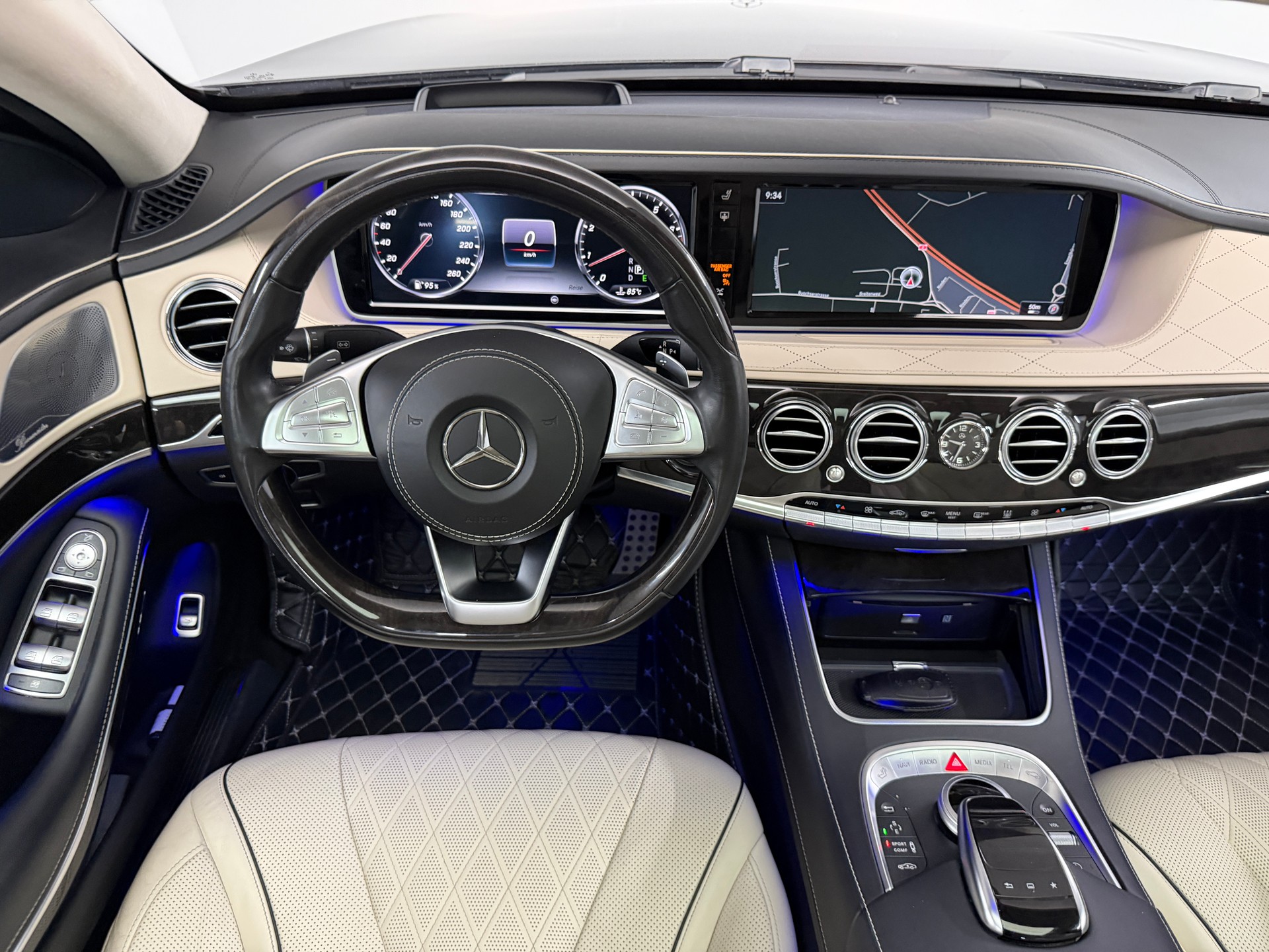 MERCEDES-BENZ S 500 Long AMG-Line magnetitschwarz 4Matic 9G-Tronic / Taxi Umbau / Fahrtenschreiber / Taxometer inkl. Taxileuchte /-image-11