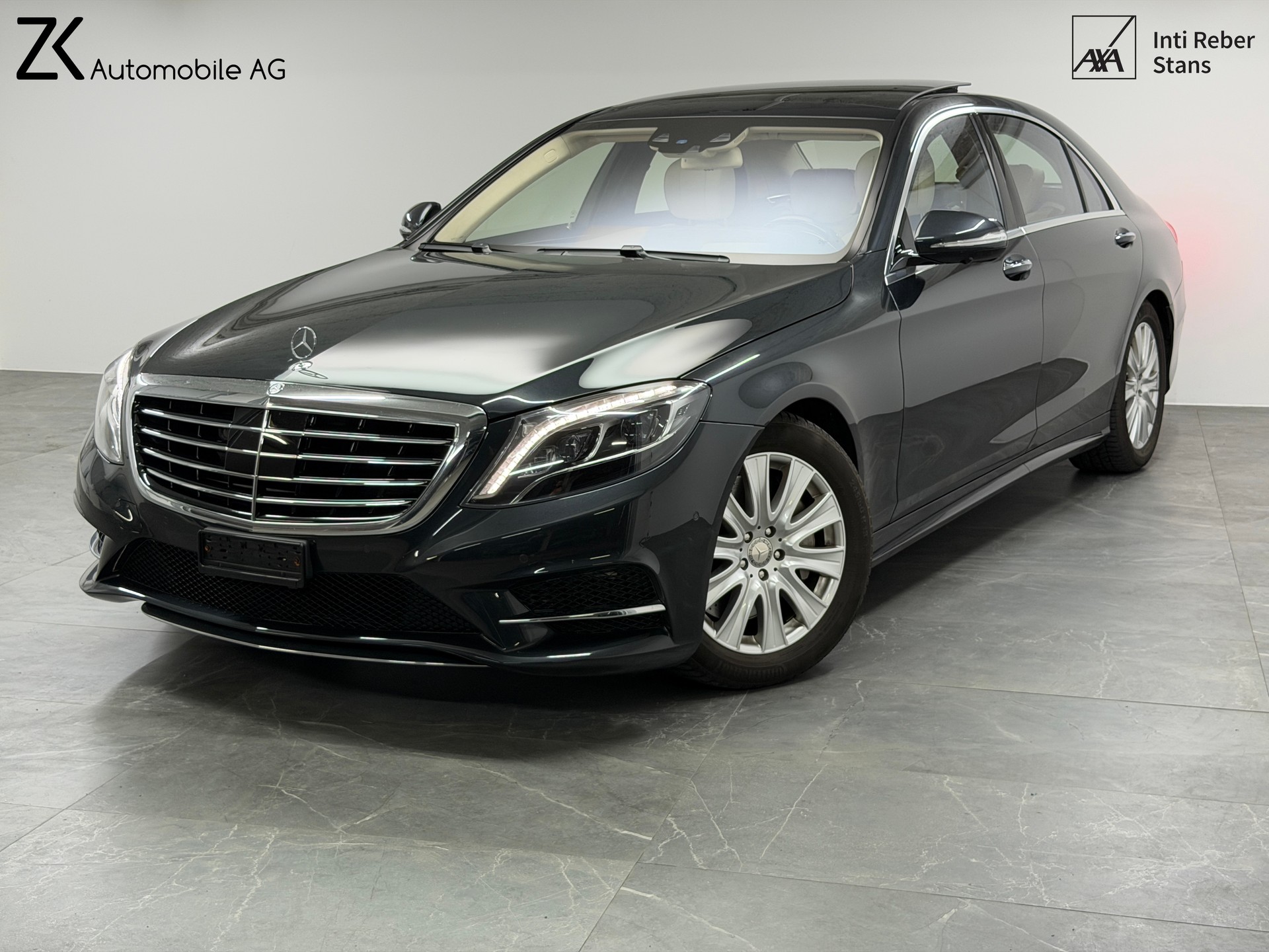 MERCEDES-BENZ S 500 Long AMG-Line magnetitschwarz 4Matic 9G-Tronic / 360° Kamera / Panoramadache / Keyless Go / Head-Up-Dispaly / Leder /