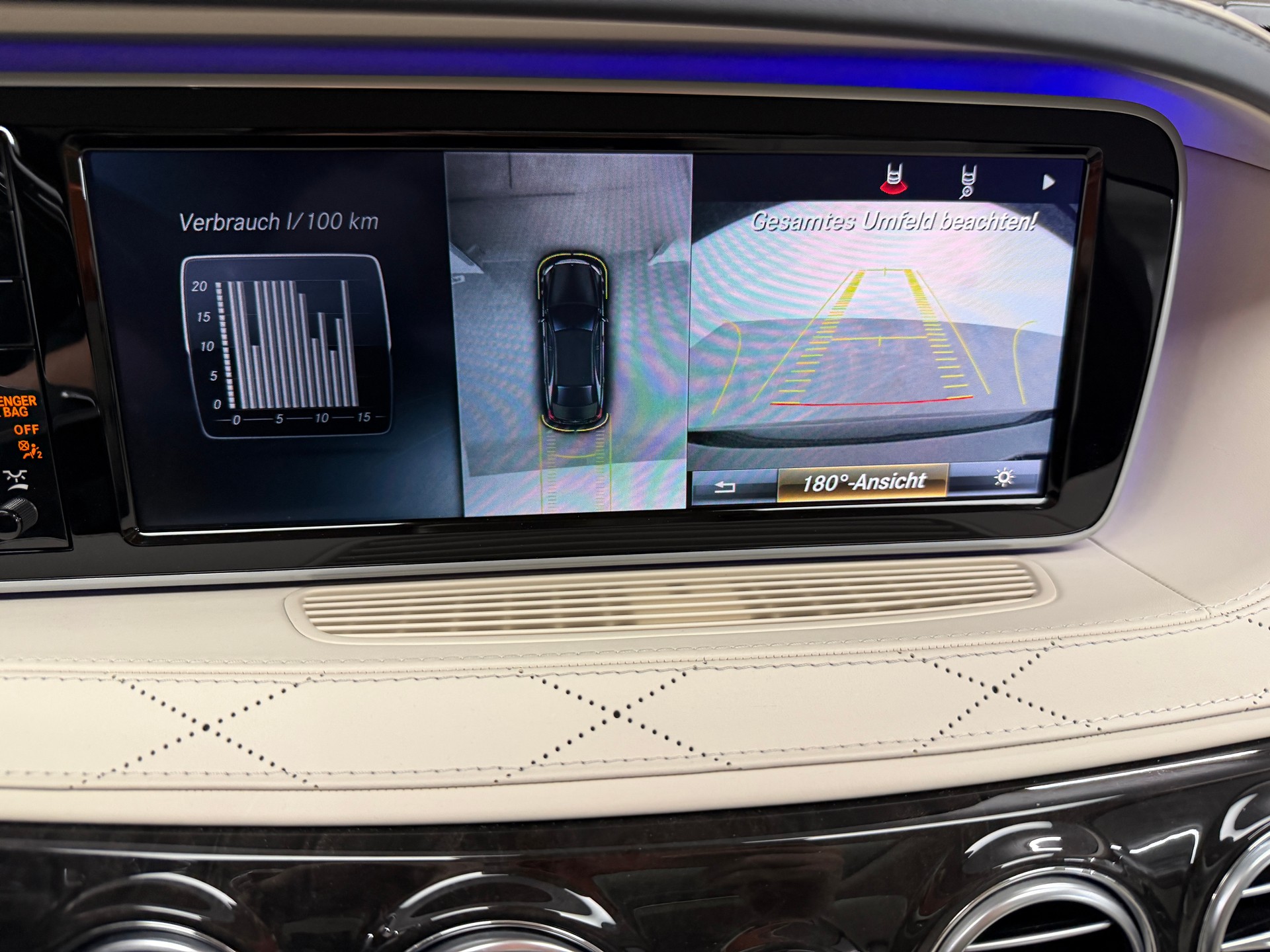 MERCEDES-BENZ S 500 Long AMG-Line magnetitschwarz 4Matic 9G-Tronic / Taxi Umbau / Fahrtenschreiber / Taxometer inkl. Taxileuchte /-image-14