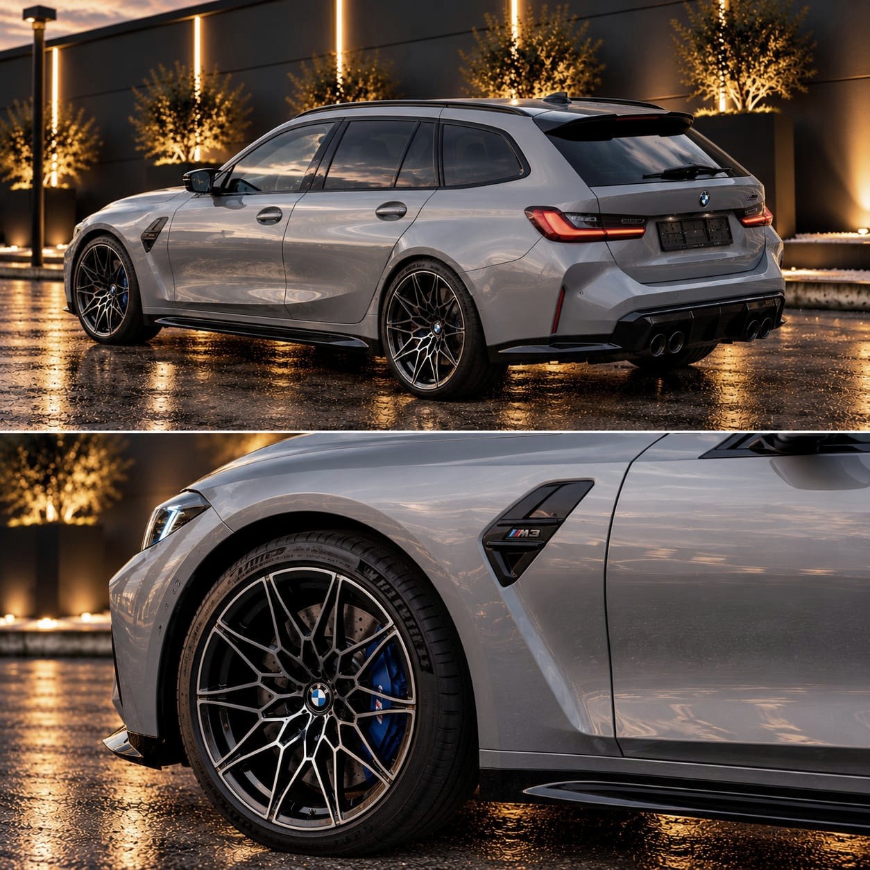 BMW M3 Competition M Touring G81 xDrive - 2025 LCI FACELIFT - 530Ps - Skyscraper Grey-image-5