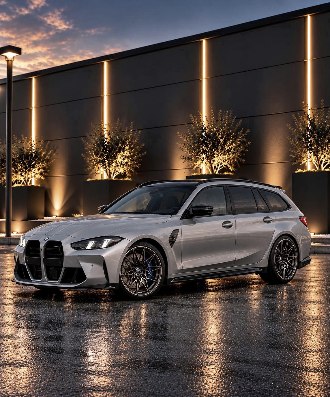 BMW M3 Competition M Touring G81 xDrive - 2025 LCI FACELIFT - 530Ps - Skyscraper Grey-image-0
