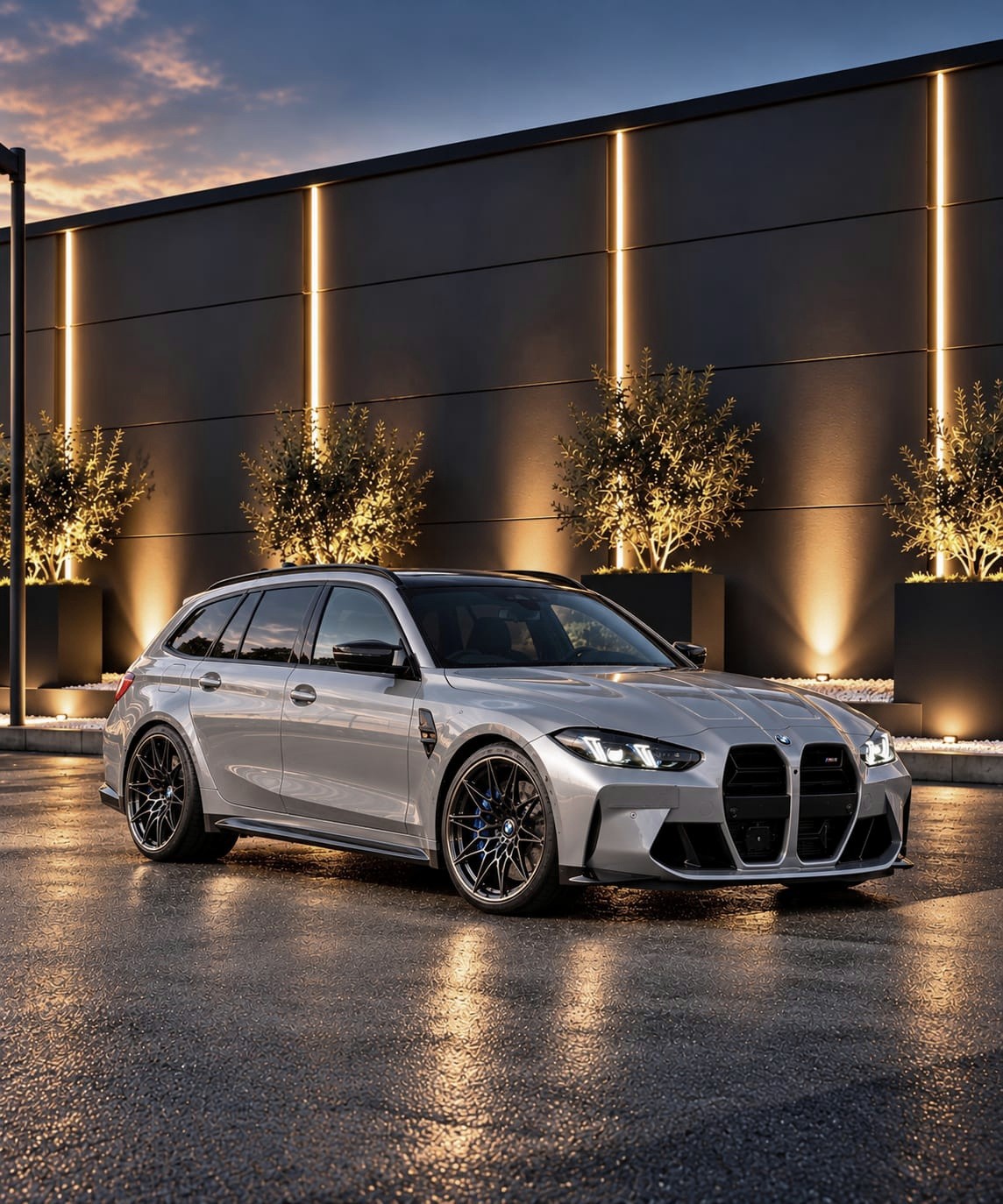 BMW M3 Competition M Touring G81 xDrive - 2025 LCI FACELIFT - 530Ps - Skyscraper Grey-image-2