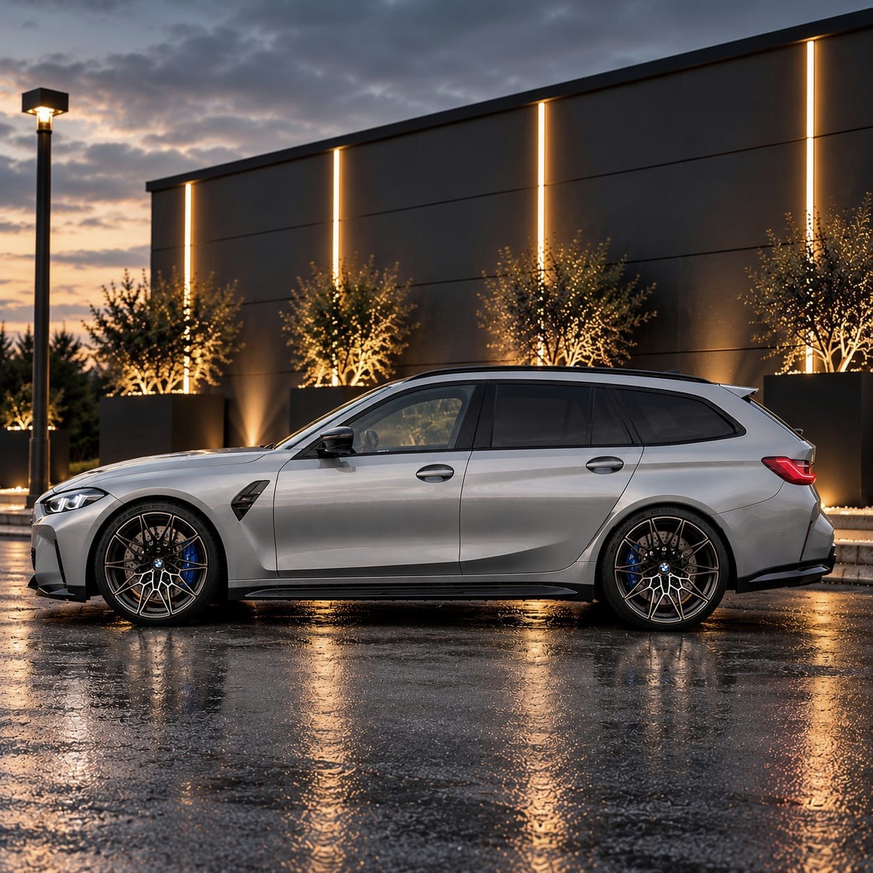 BMW M3 Competition M Touring G81 xDrive - 2025 LCI FACELIFT - 530Ps - Skyscraper Grey-image-3