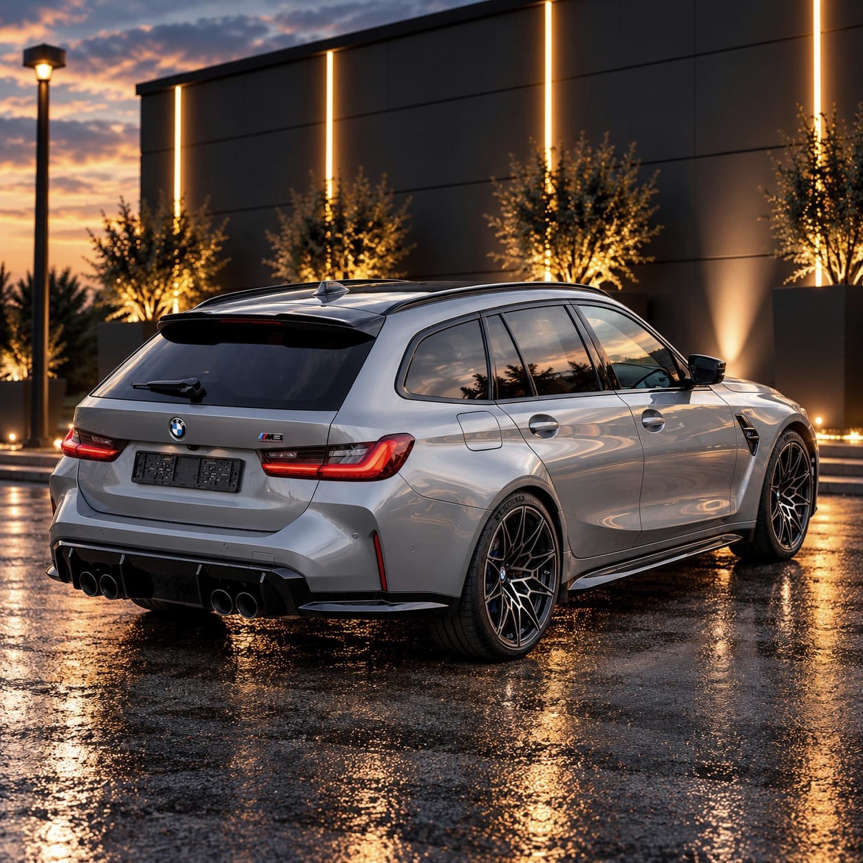 BMW M3 Competition M Touring G81 xDrive - 2025 LCI FACELIFT - 530Ps - Skyscraper Grey-image-4