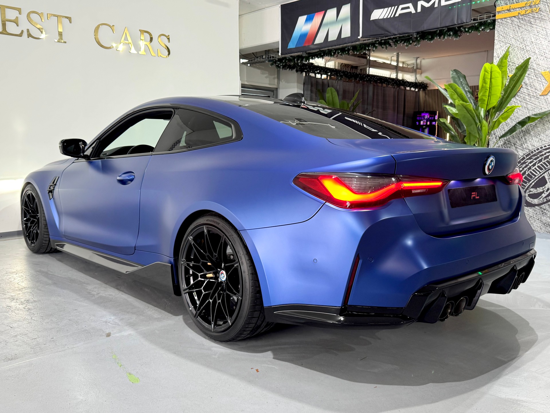 BMW M4 Coupé Competition M xDrive *Frozen Portimao Blue*Keramik*Carbon*-image-4