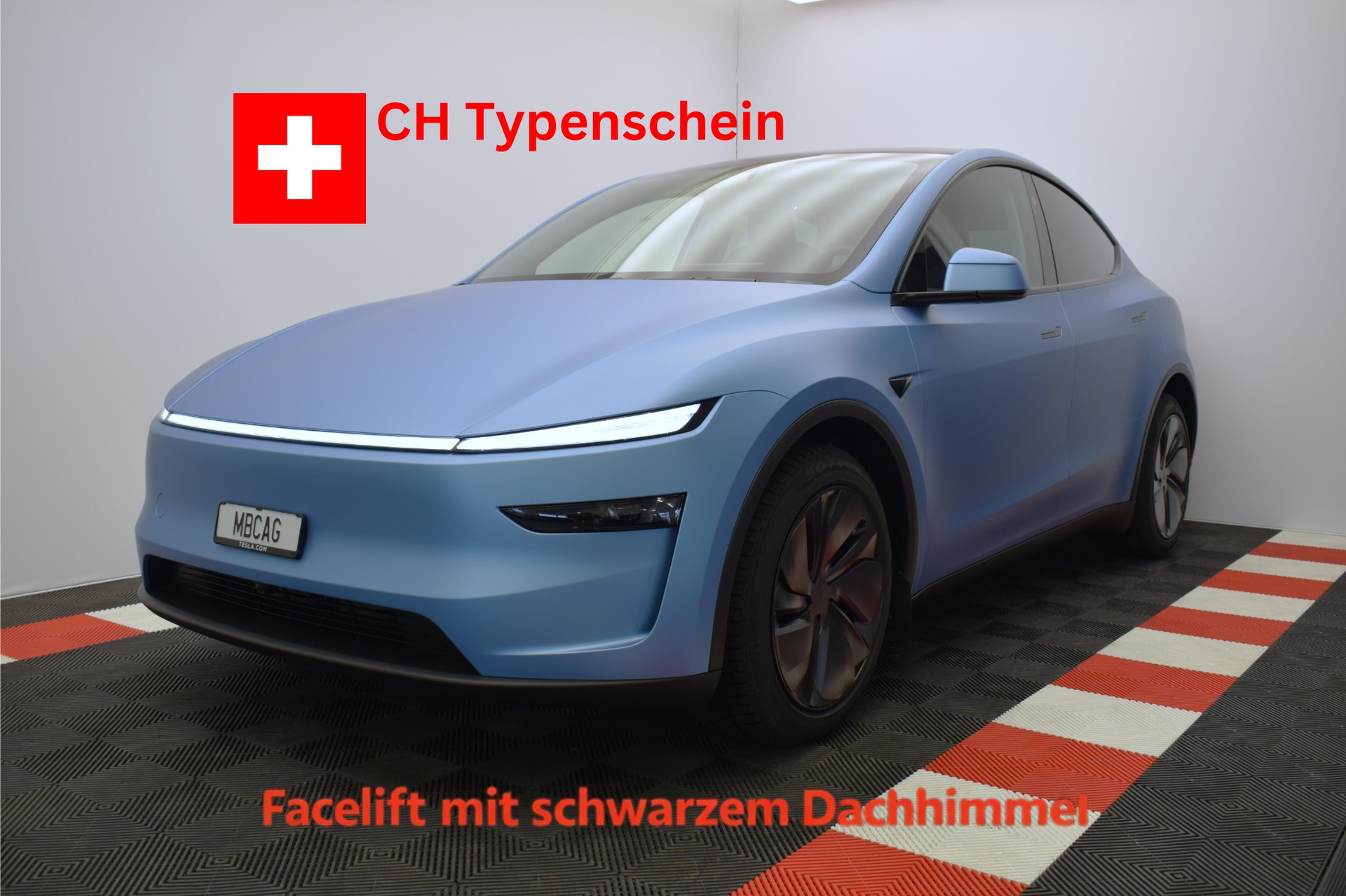 TESLA Model Y Premium Long Range AWD, Frosty Blue Matt, Made in Berlin-image-0