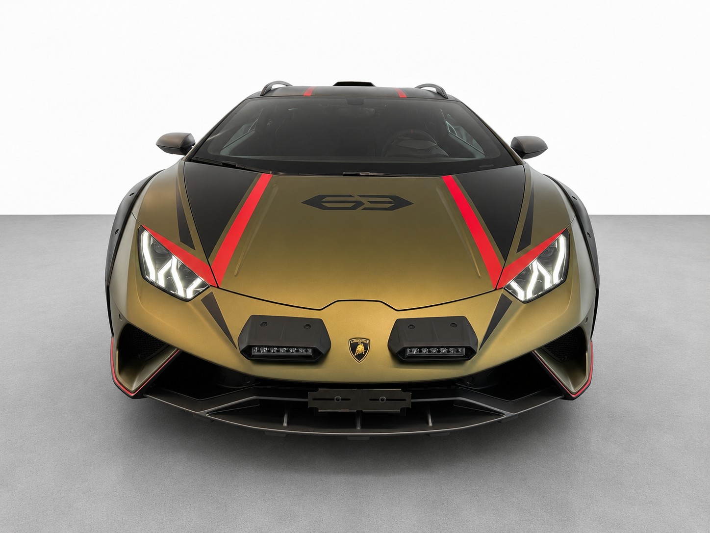 LAMBORGHINI Huracán Sterrato 1 of 1499 / Startnummer "63" Rallye-Lights / 1. Hand / CH Fahrzeug + Extras-image-4