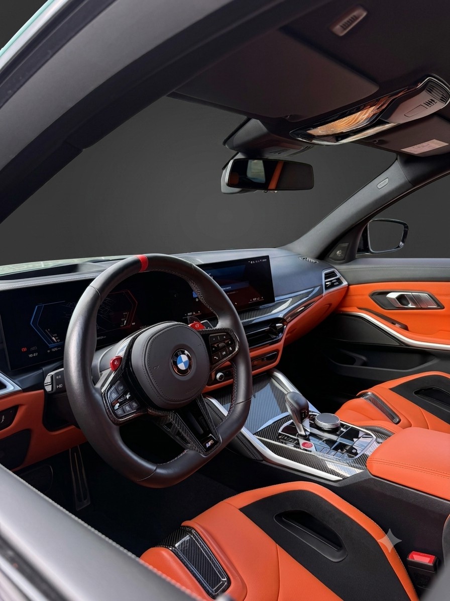 BMW M3 Competition xDrive LCI Services gratuits 5 ans + Garantie 3 ans • 290 km/h • Pack Carbone • Baquets M Carbone-image-3