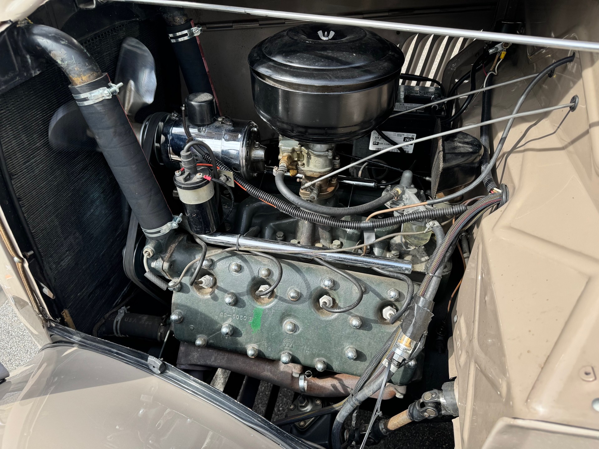 FORD 1935 Pickup Ford Flathead V8 engine-image-8