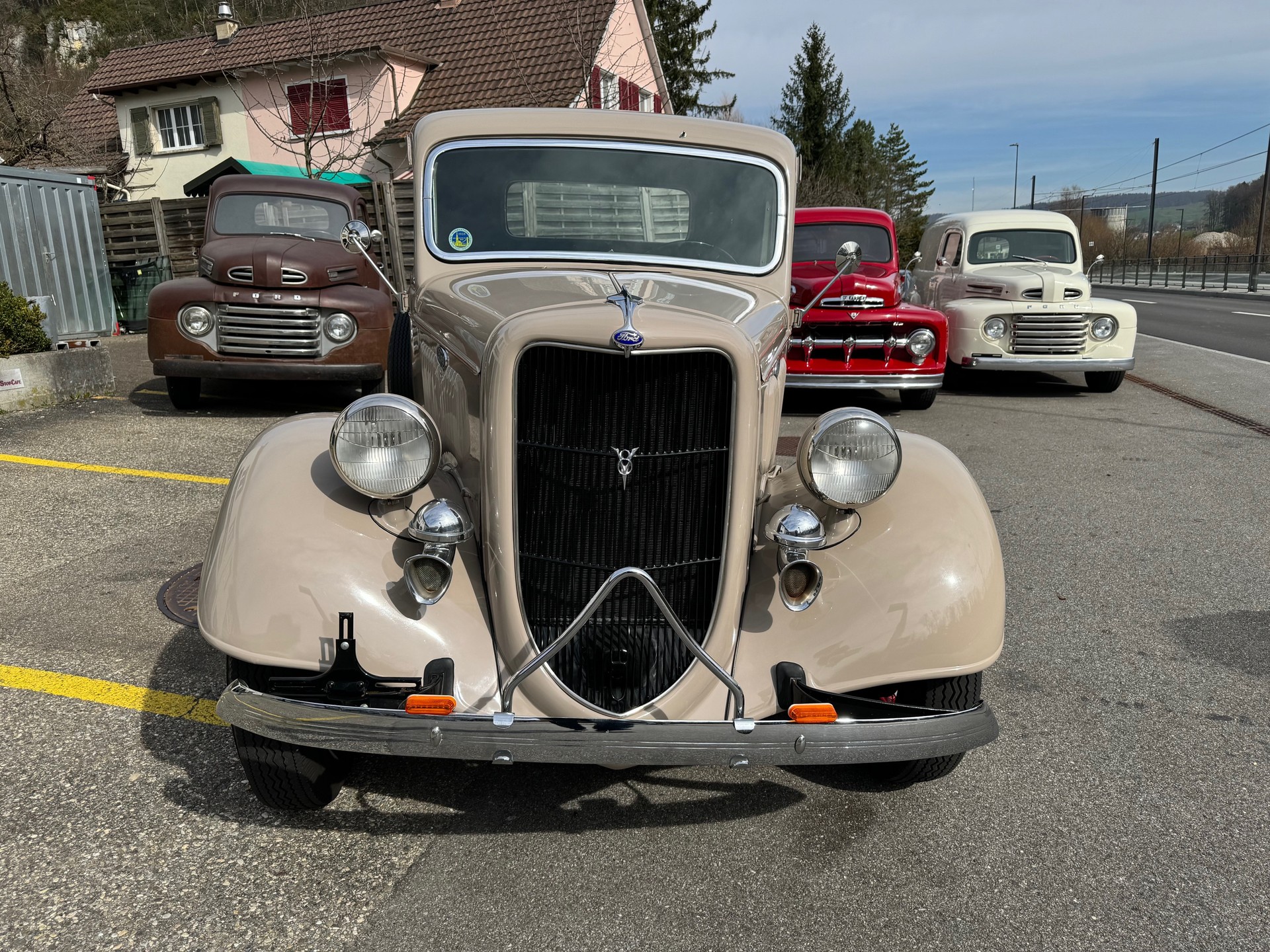 FORD 1935 Pickup Ford Flathead V8 engine-image-3